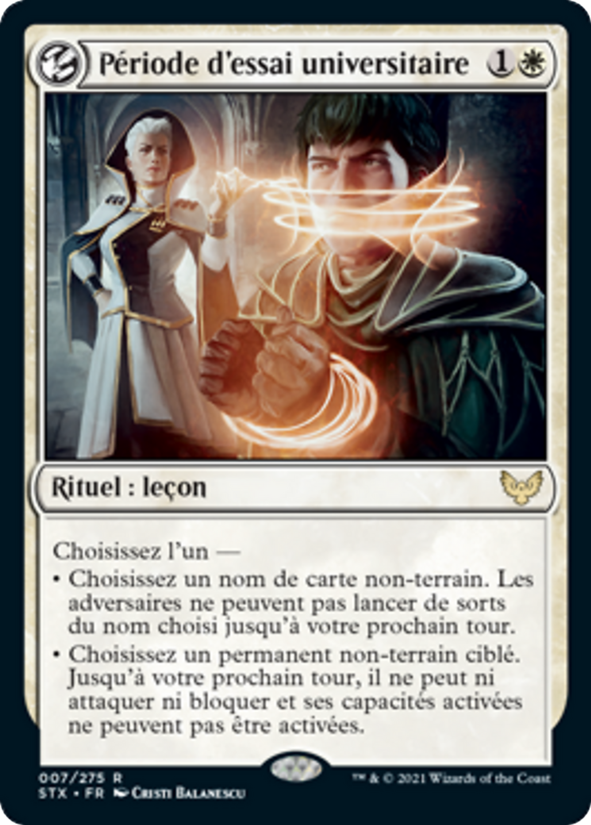 Période d'essai universitaire — Strixhaven: School of Mages — Magic: The Gathering