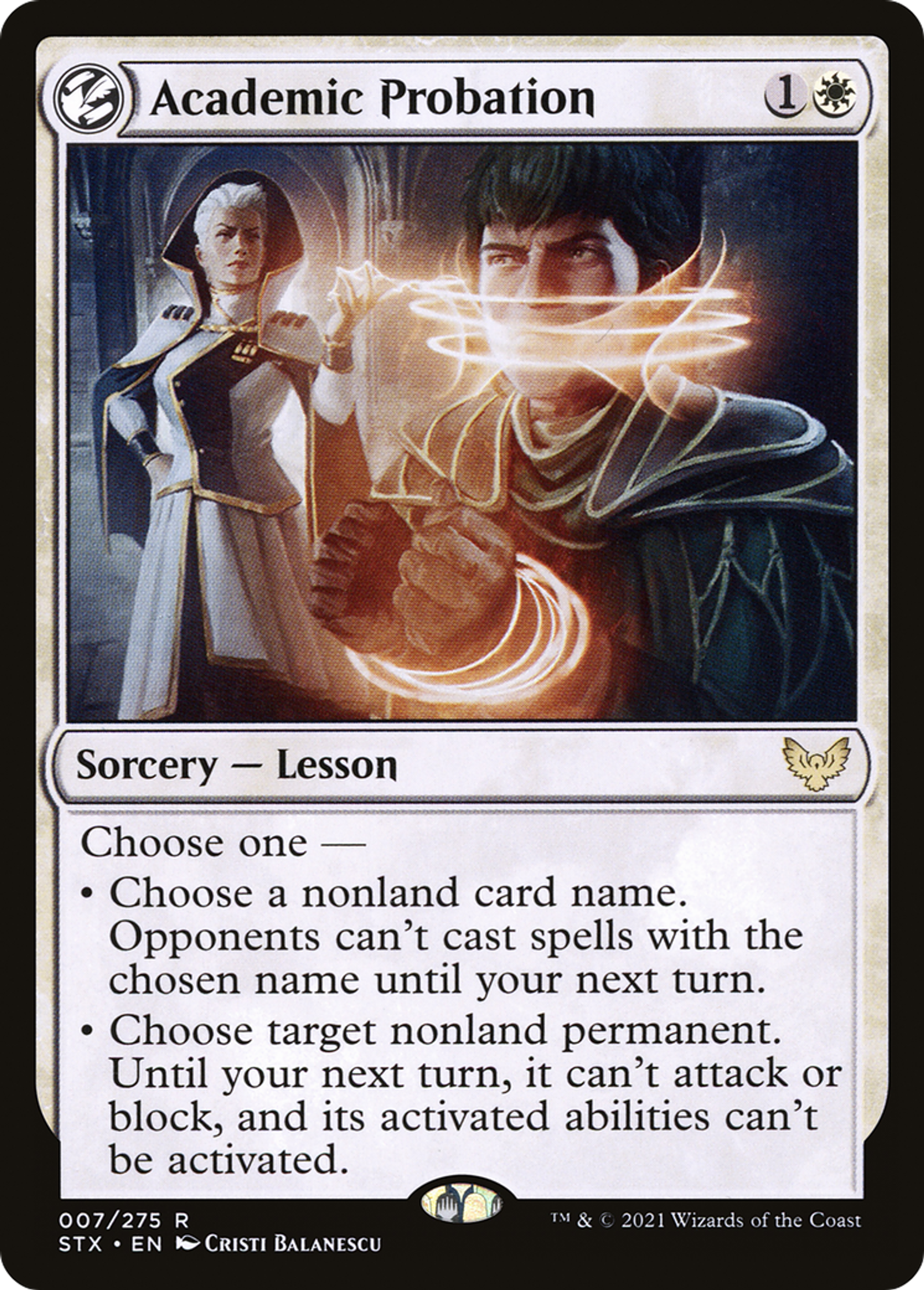 Academic Probation — Strixhaven: School of Mages — Magic: The Gathering