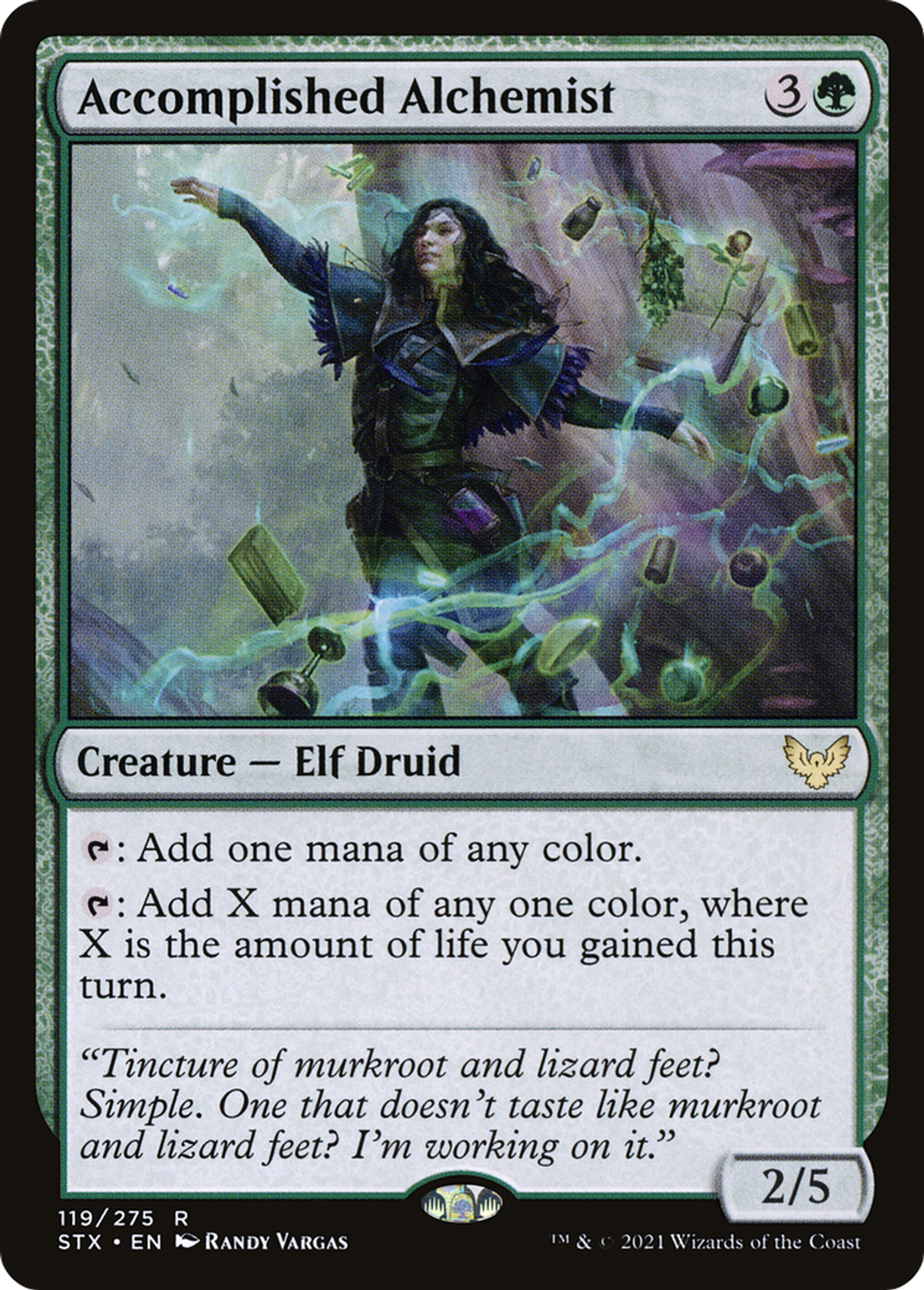 Alchimiste accomplie — Strixhaven: School of Mages — Magic: The Gathering