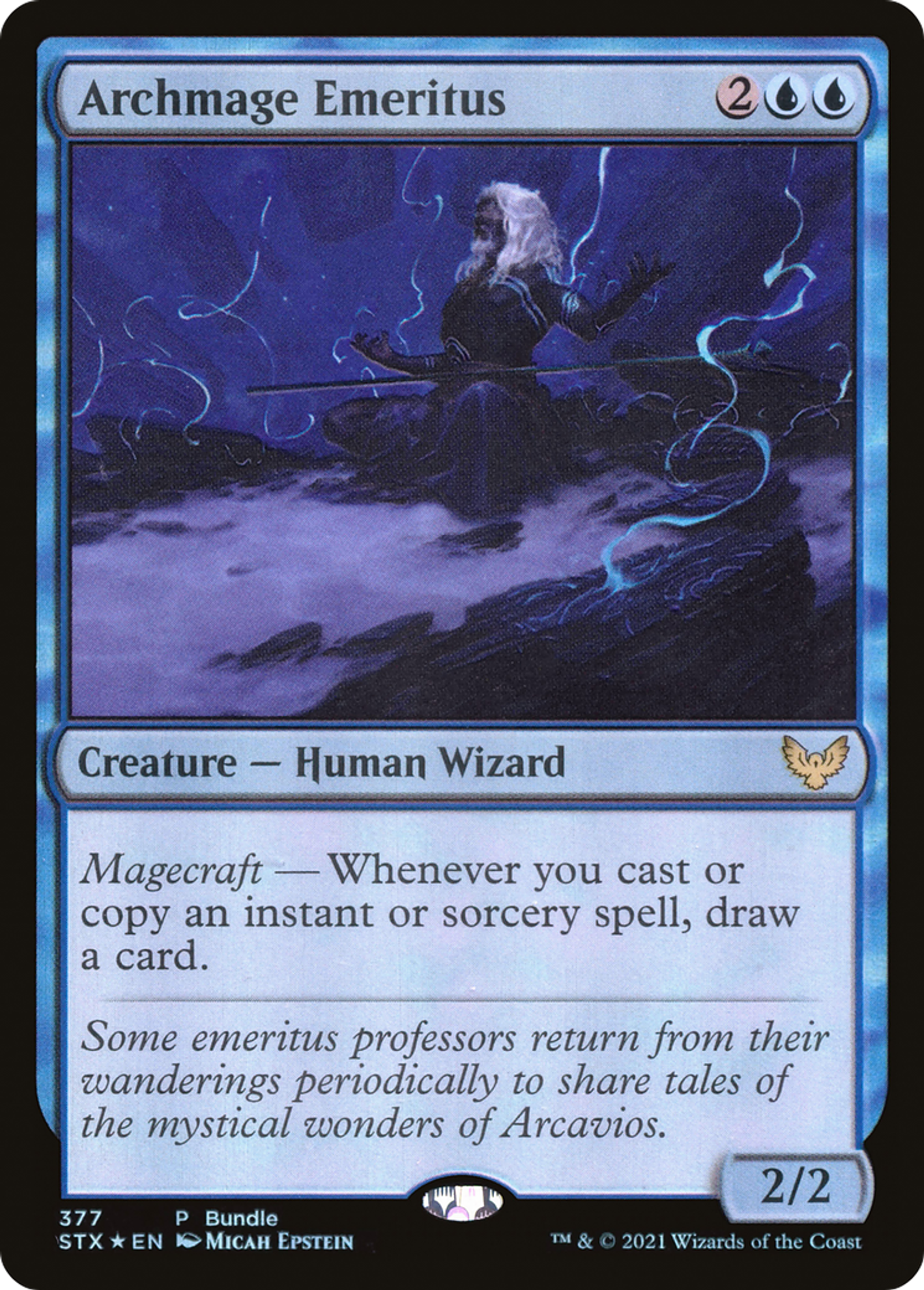 Archmage Emeritus — Strixhaven: School of Mages — Magic: The Gathering