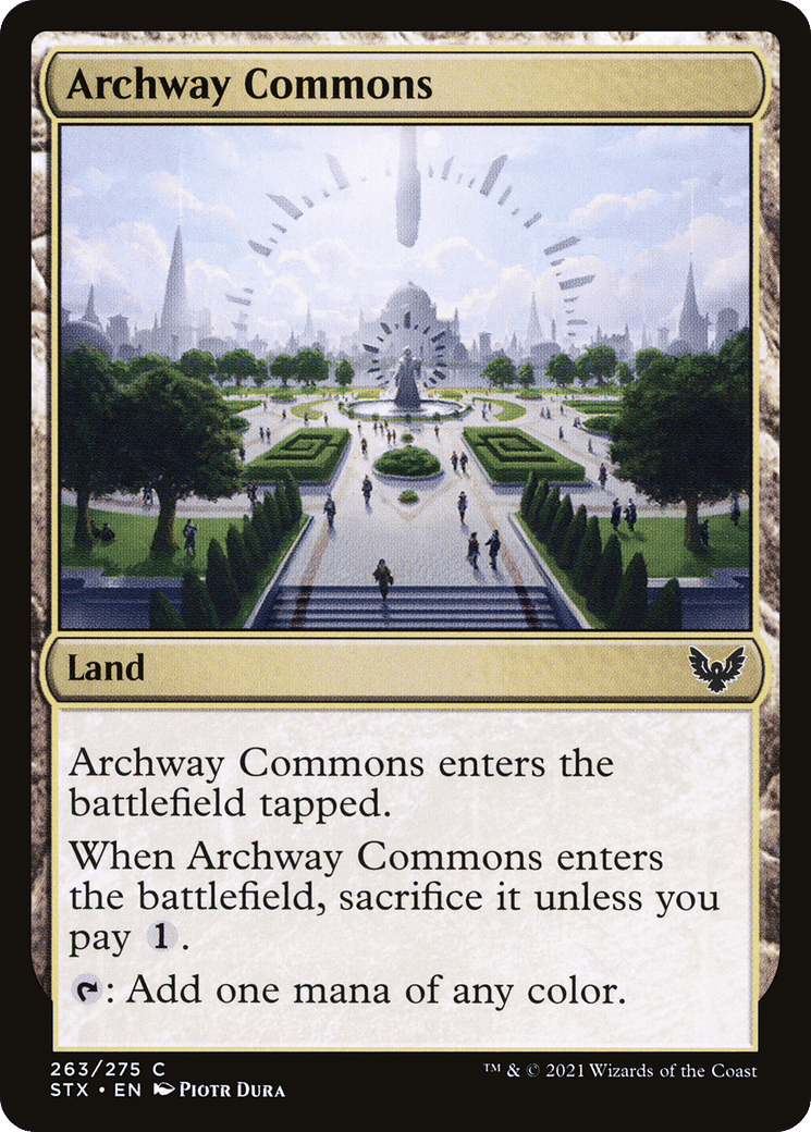 Archway Commons — Strixhaven: School of Mages — Magic: The Gathering