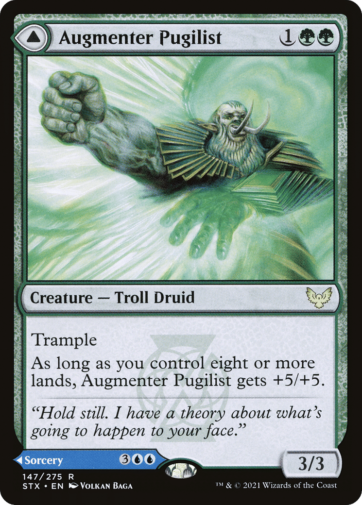 Augmenter Pugilist // Echoing Equation — Strixhaven: School of Mages — Magic: The Gathering
