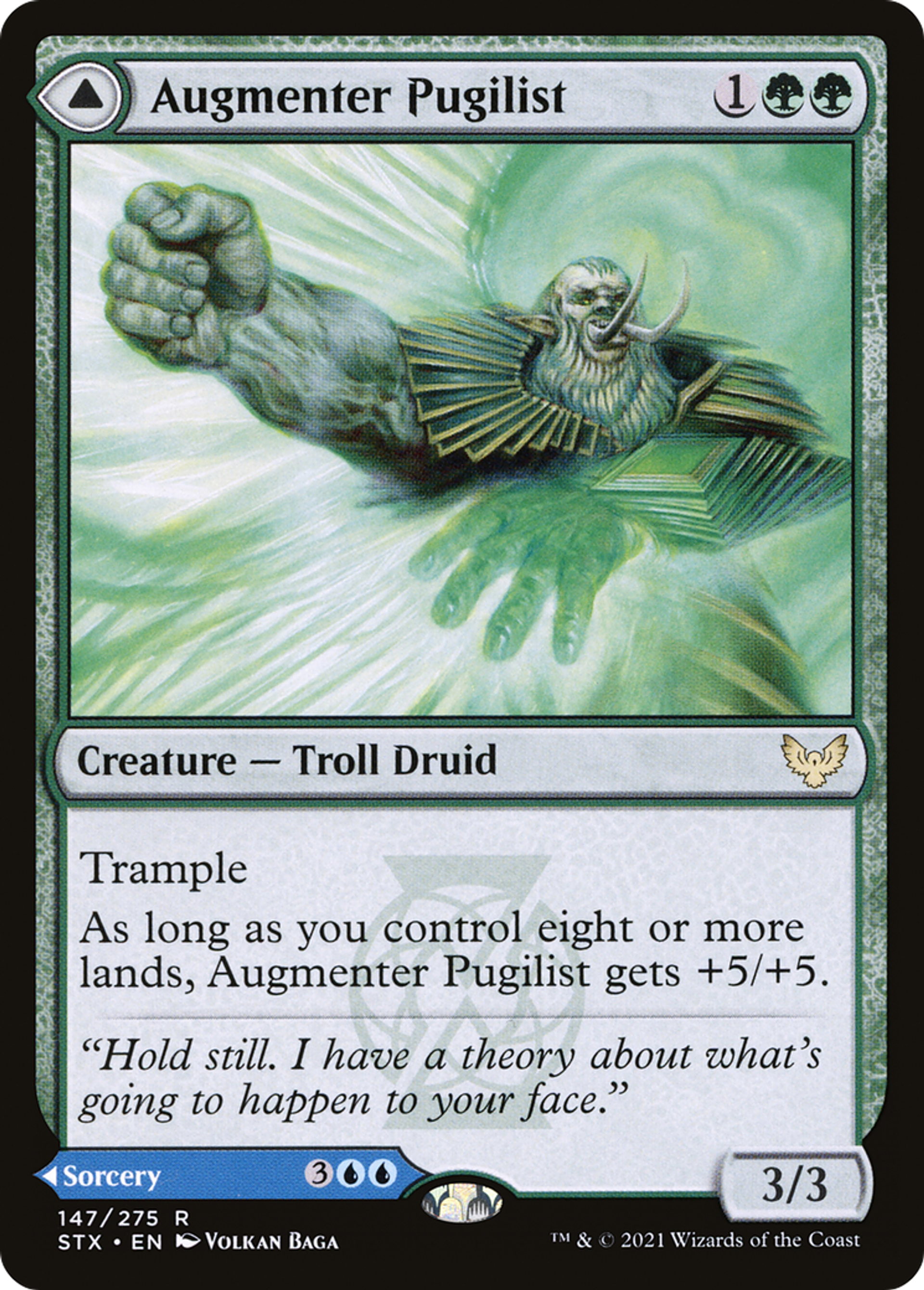 Augmenter Pugilist // Echoing Equation — Strixhaven: School of Mages — Magic: The Gathering