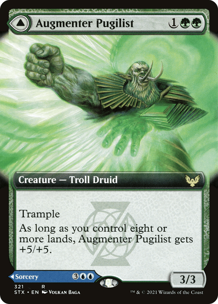 Augmenter Pugilist // Echoing Equation — Strixhaven: School of Mages — Magic: The Gathering