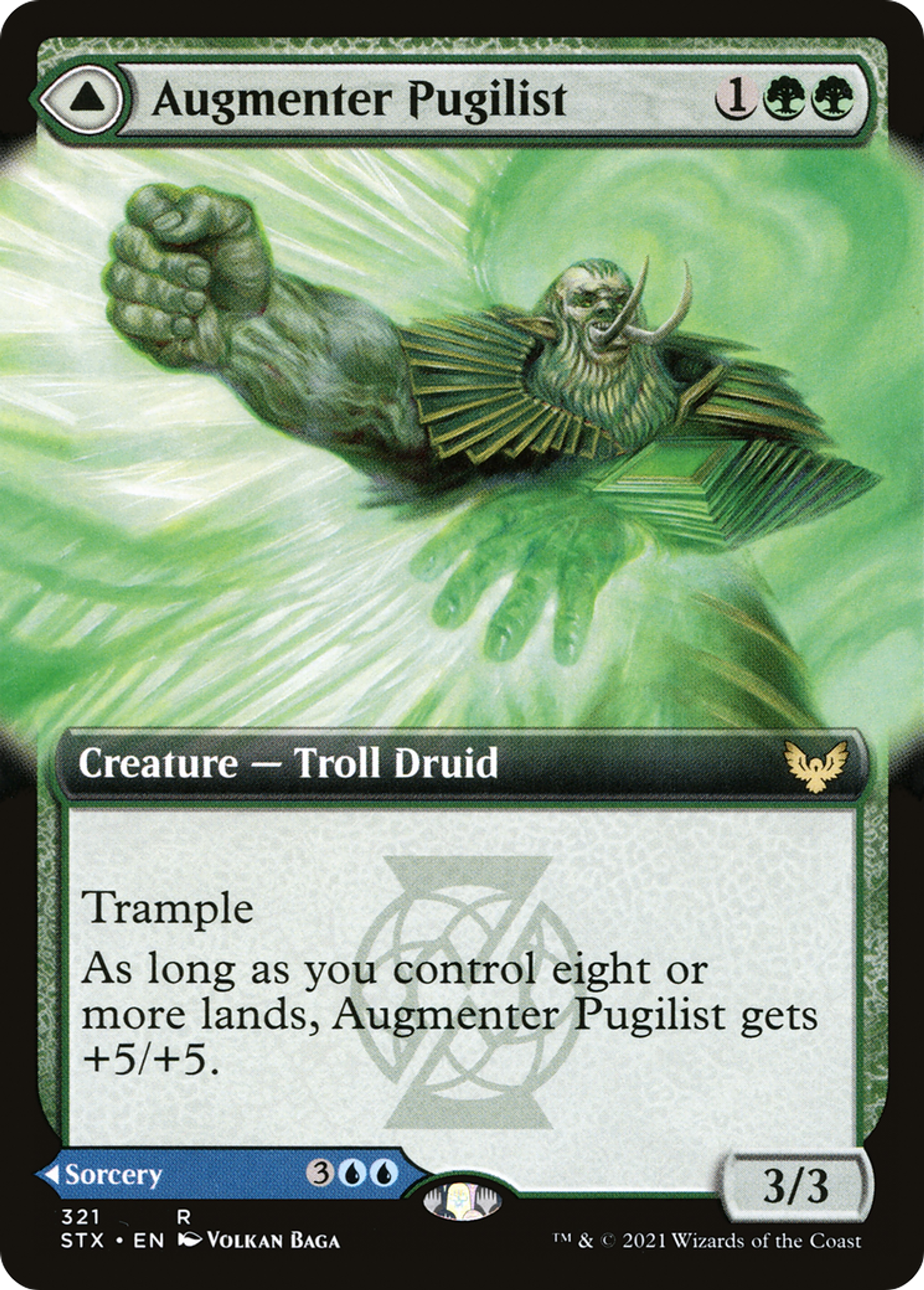 Augmenter Pugilist // Echoing Equation — Strixhaven: School of Mages — Magic: The Gathering
