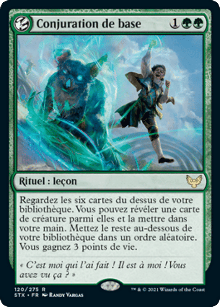 Conjuration de base — Strixhaven: School of Mages — Magic: The Gathering