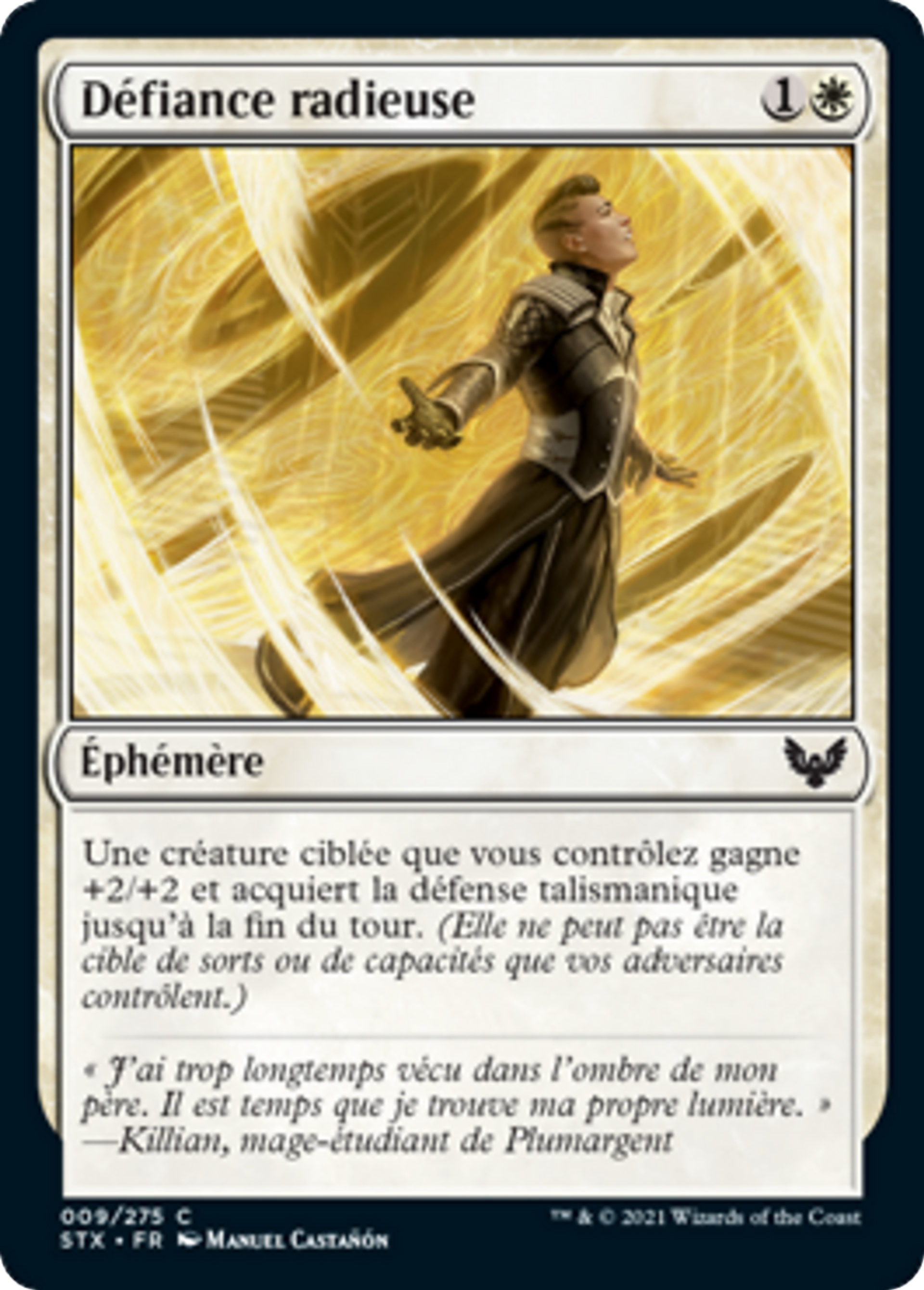 Défiance radieuse — Strixhaven: School of Mages — Magic: The Gathering