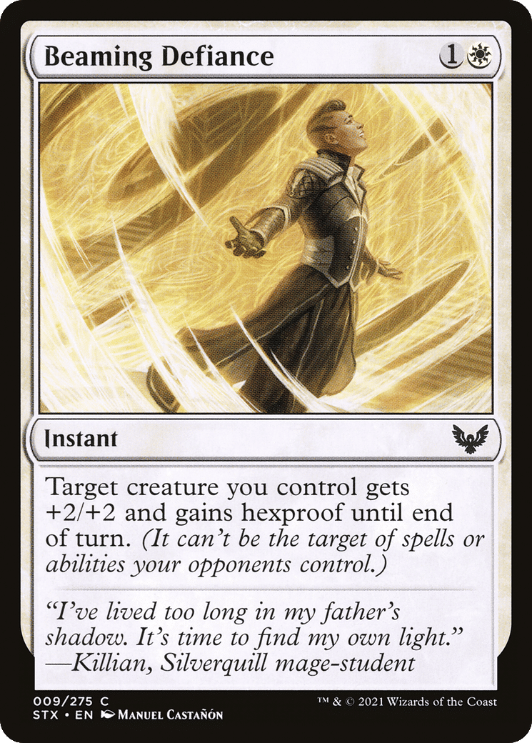Beaming Defiance — Strixhaven: School of Mages — Magic: The Gathering