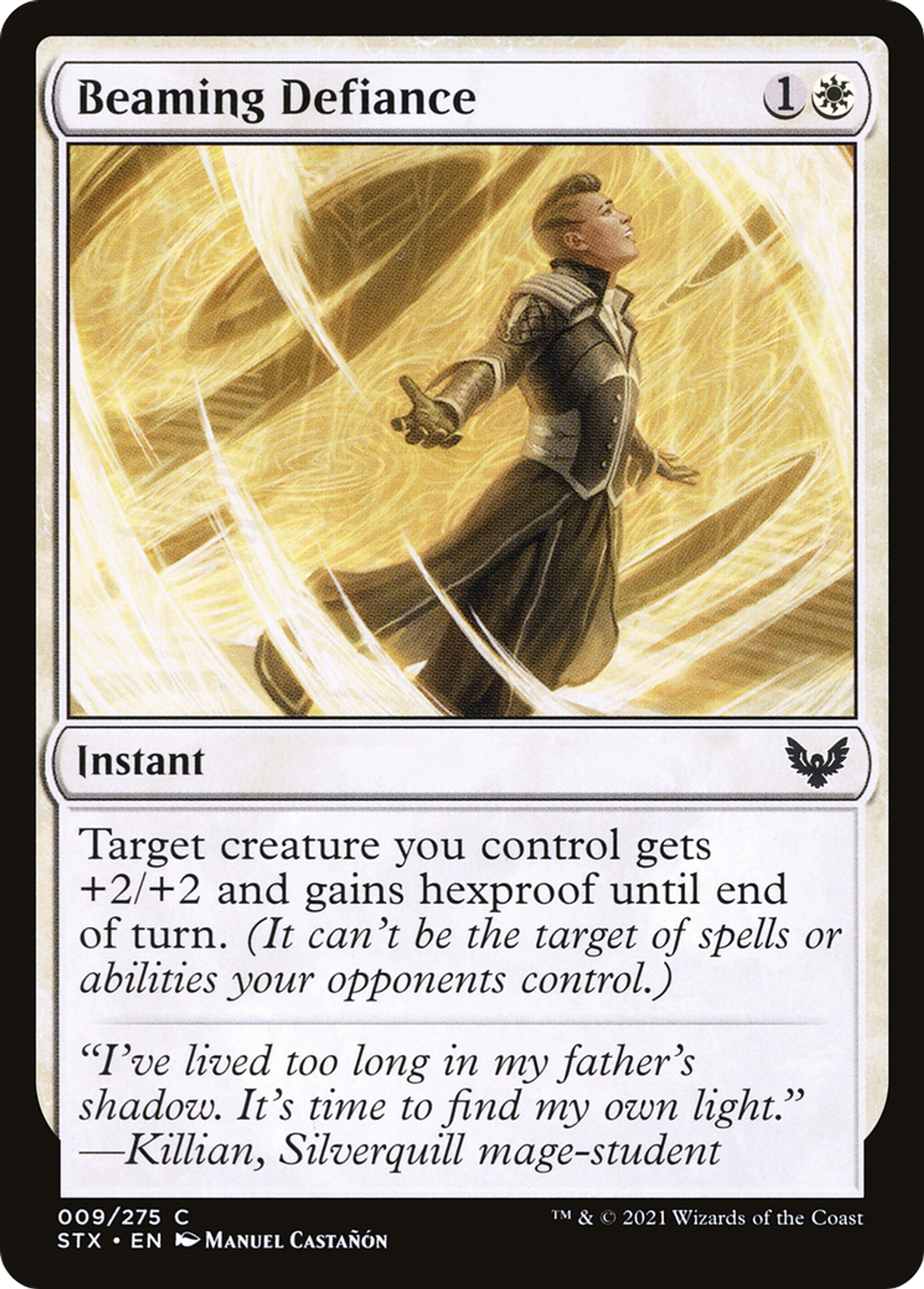 Beaming Defiance — Strixhaven: School of Mages — Magic: The Gathering