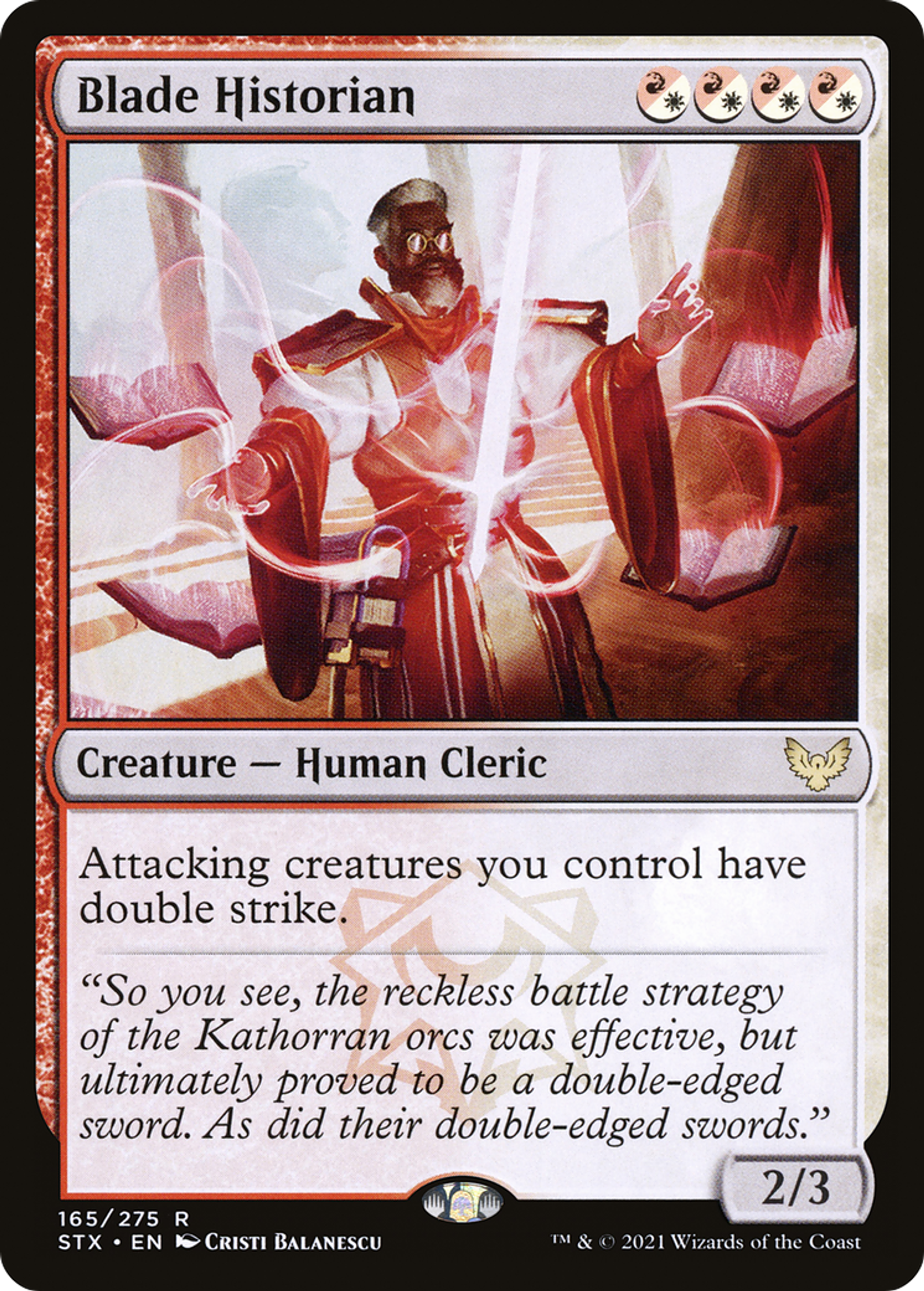 Historien des lames — Strixhaven: School of Mages — Magic: The Gathering