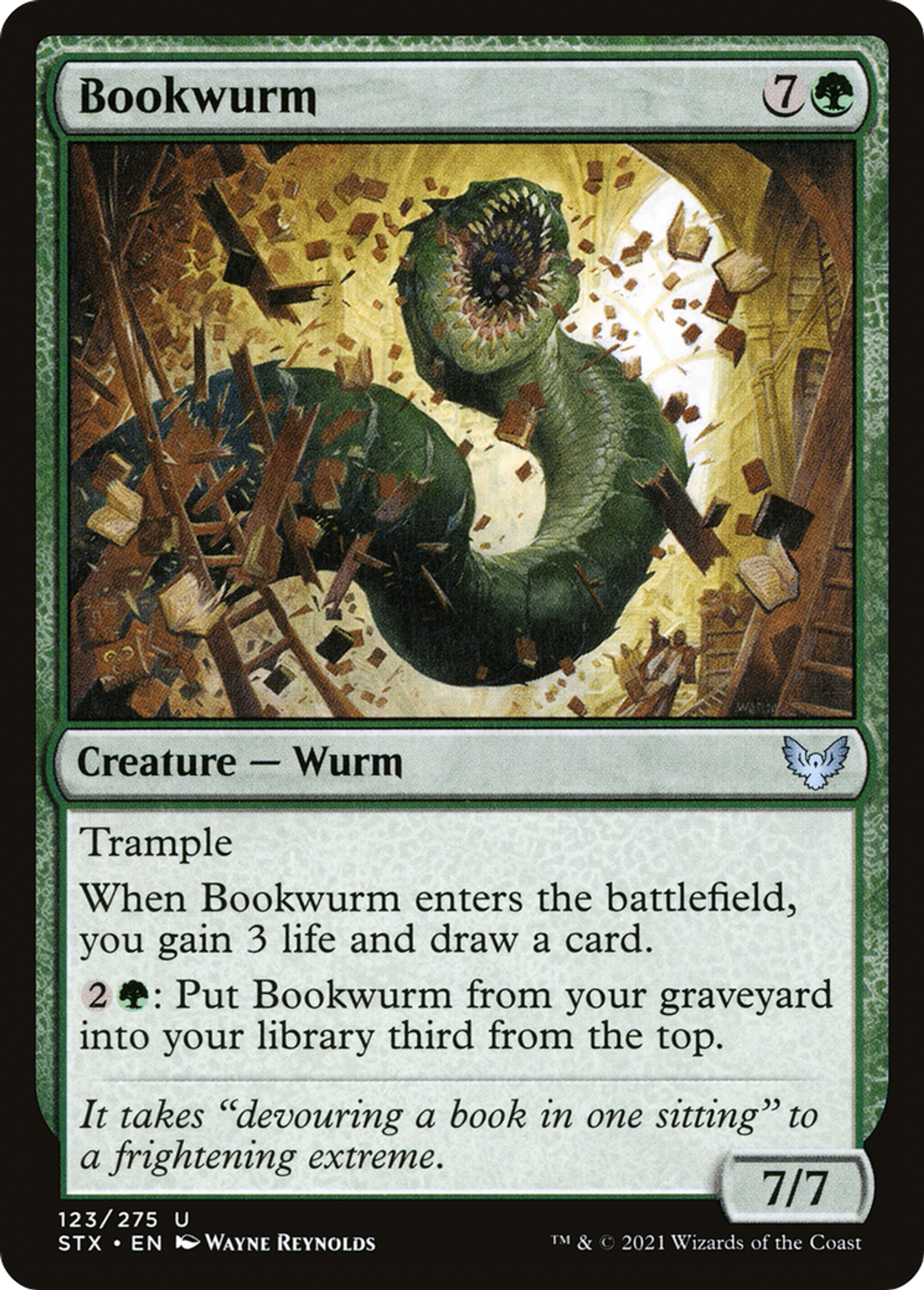 Bookwurm — Strixhaven: School of Mages — Magic: The Gathering