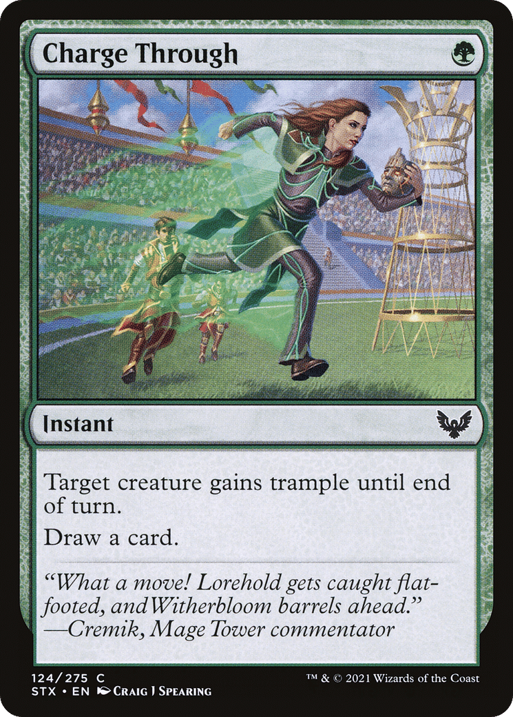 Charge Through — Strixhaven: School of Mages — Magic: The Gathering