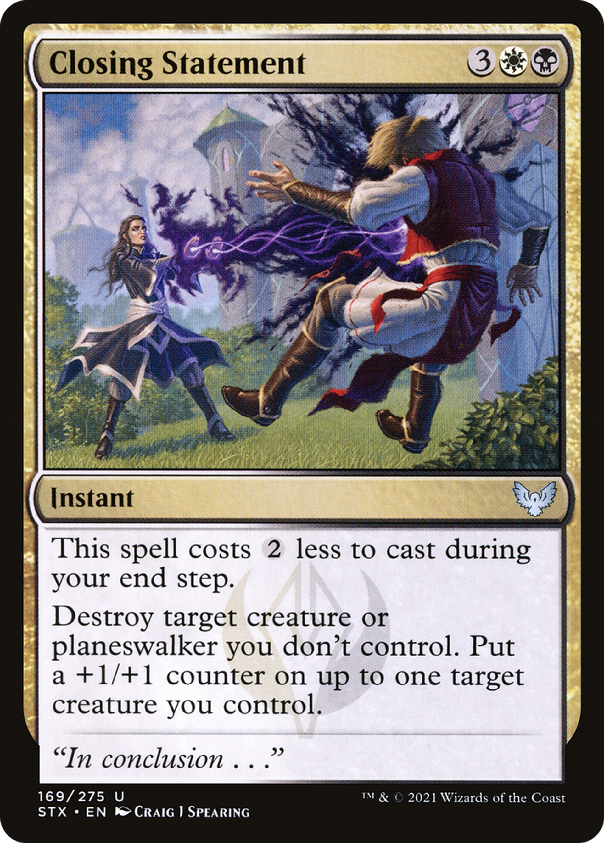 Closing Statement — Strixhaven: School of Mages — Magic: The Gathering