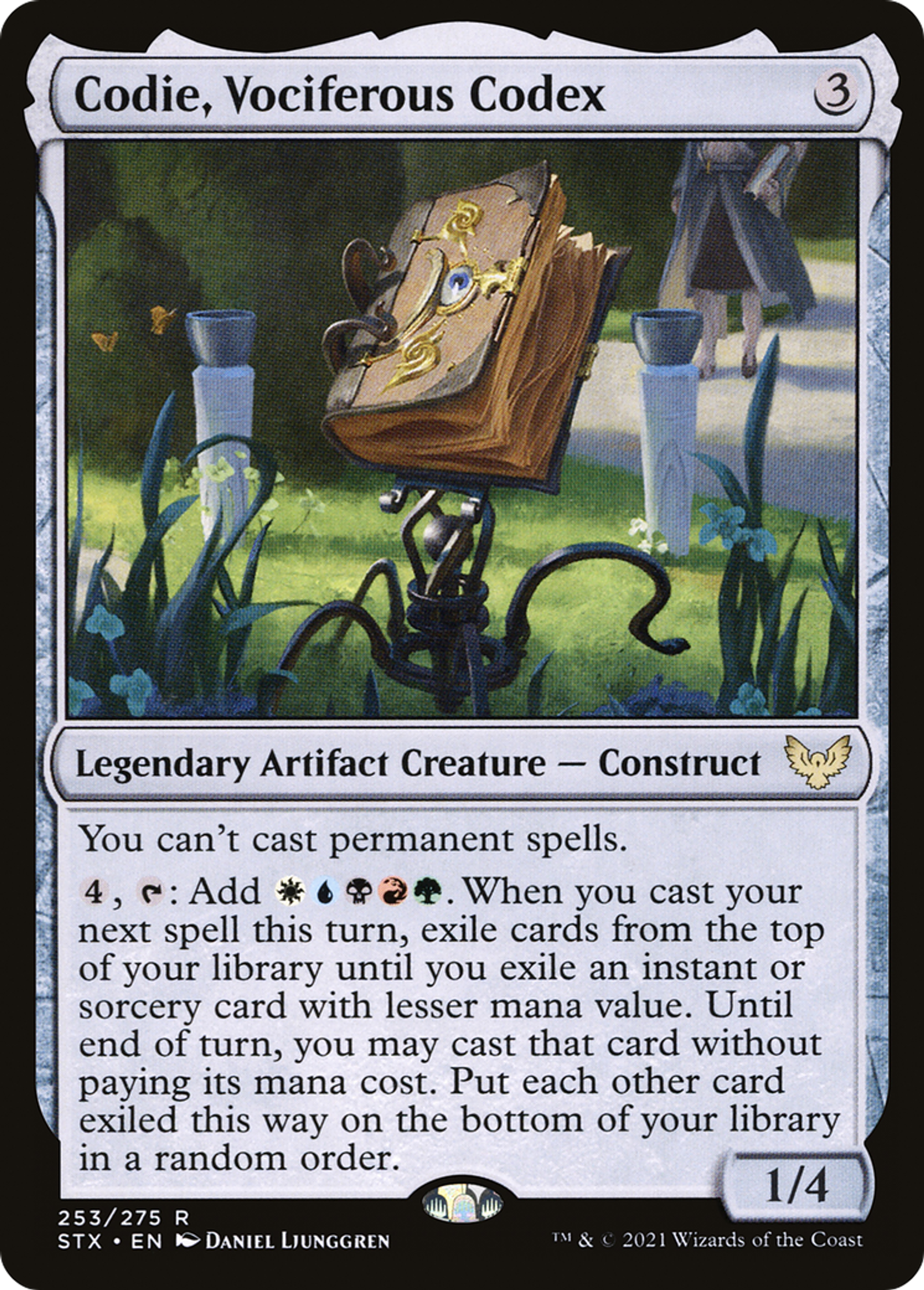 Codie, Vociferous Codex — Strixhaven: School of Mages — Magic: The Gathering