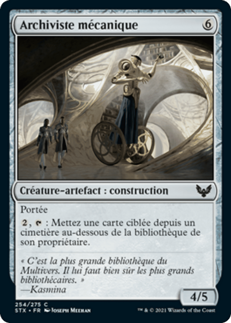 Archiviste mécanique — Strixhaven: School of Mages — Magic: The Gathering