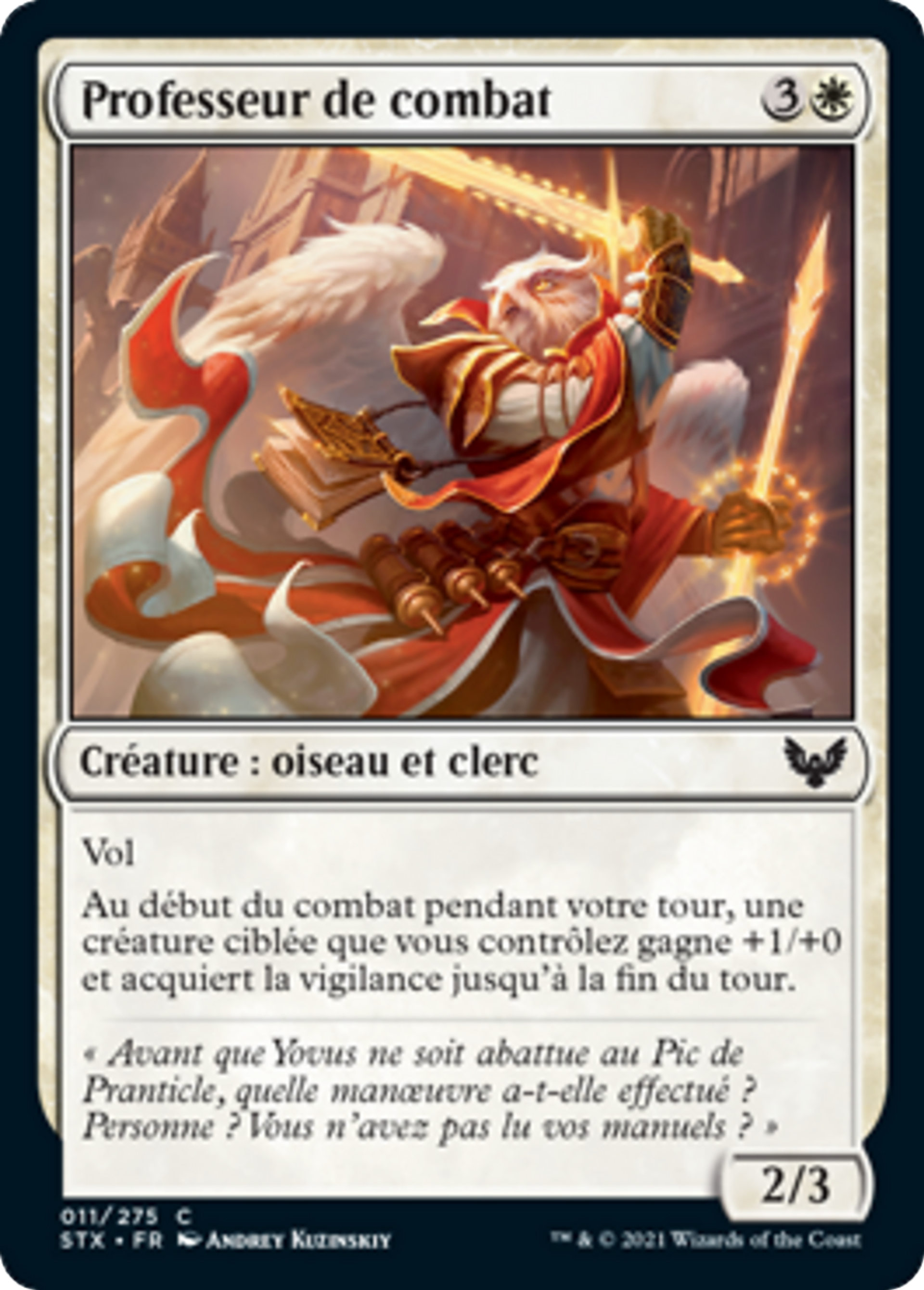 Professeur de combat — Strixhaven: School of Mages — Magic: The Gathering