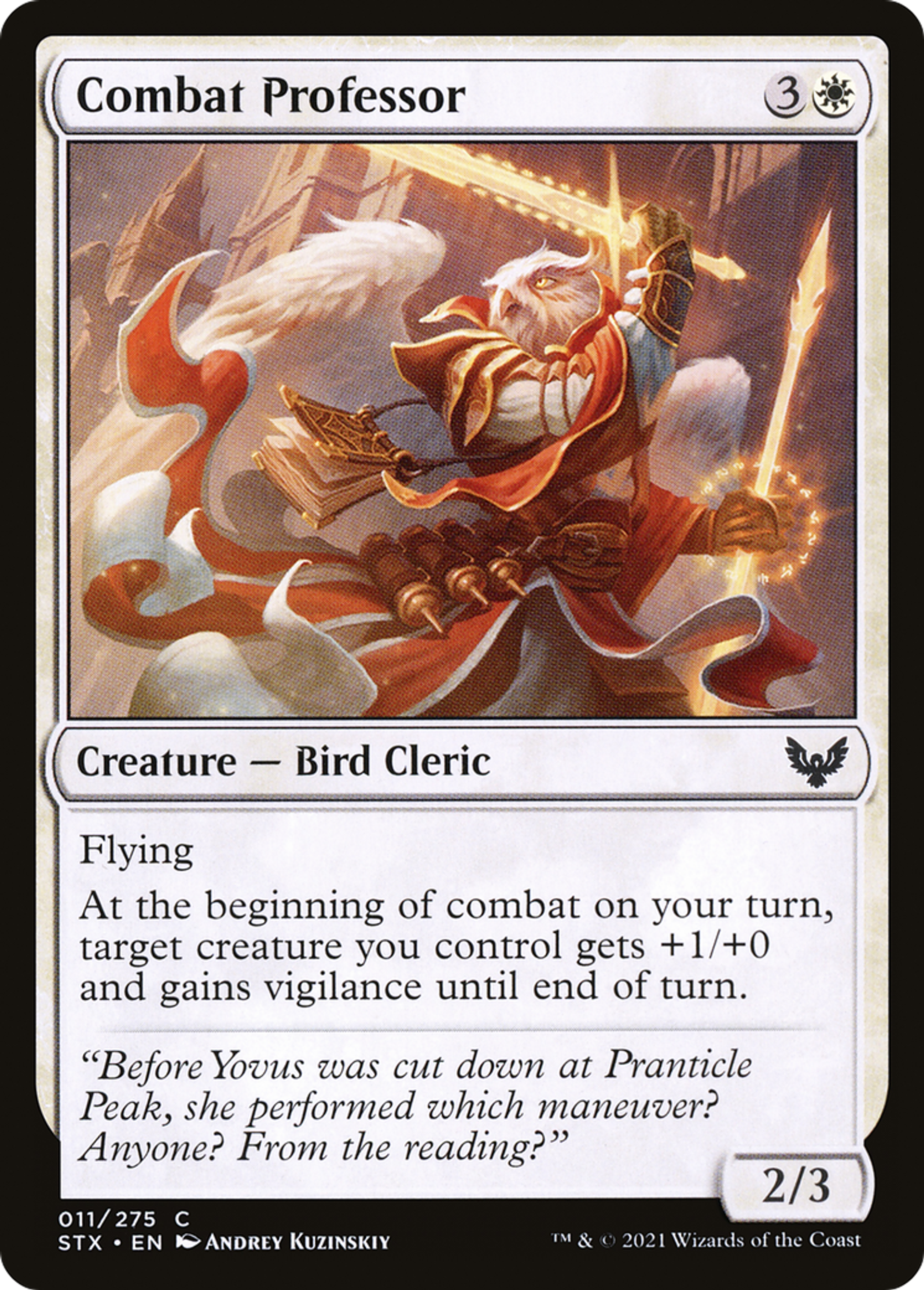 Combat Professor — Strixhaven: School of Mages — Magic: The Gathering