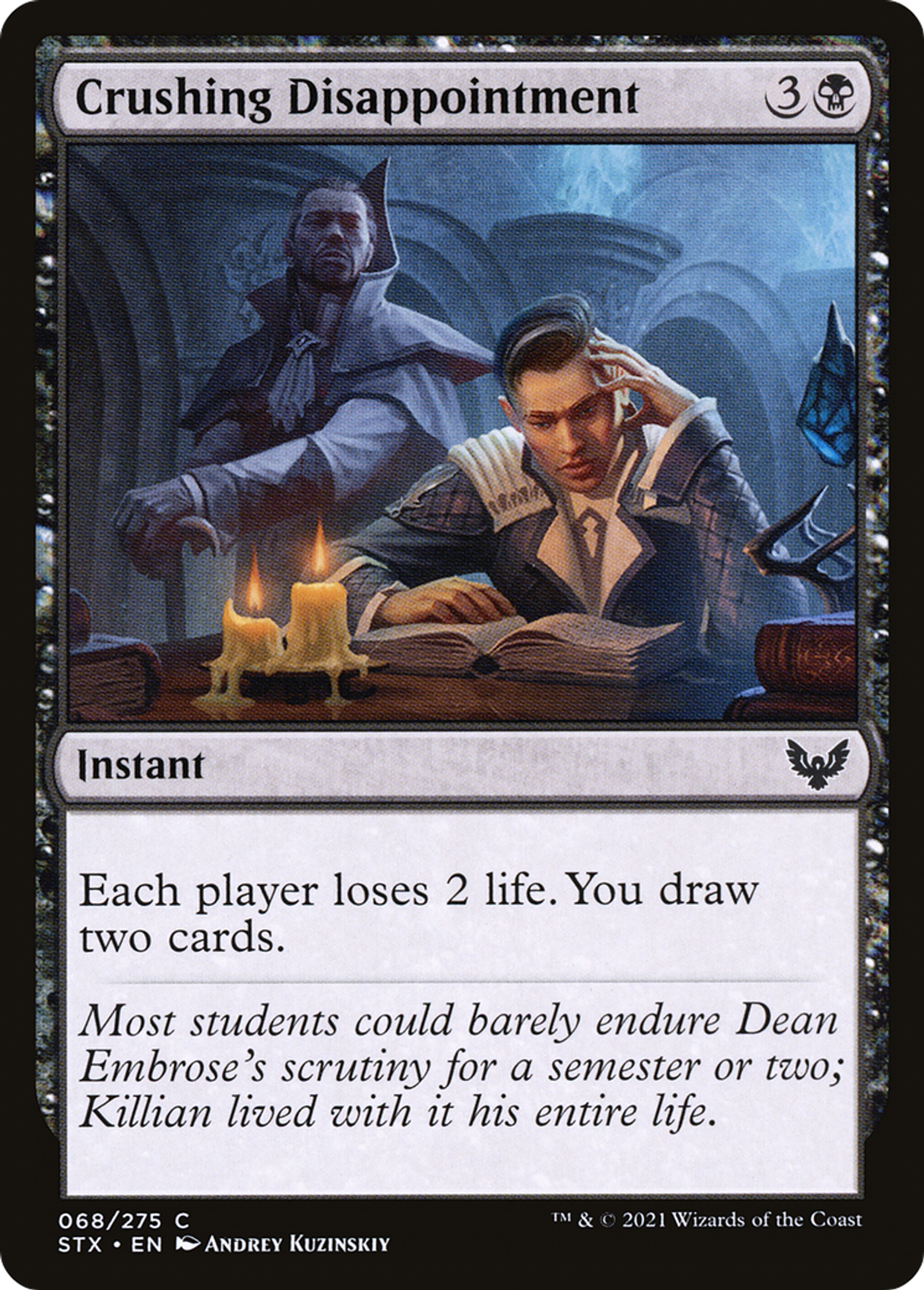 Crushing Disappointment — Strixhaven: School of Mages — Magic: The Gathering