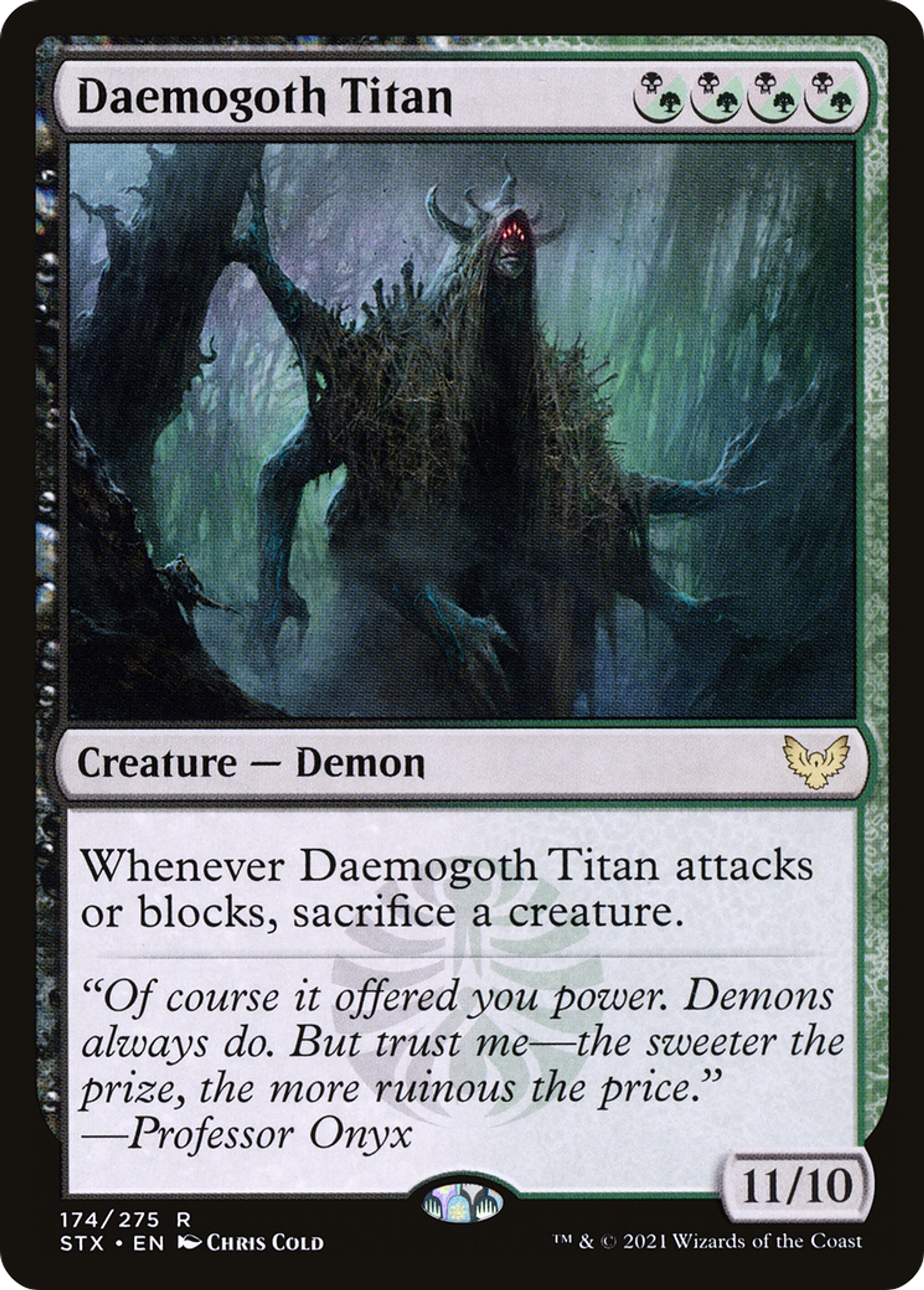 Daemogoth Titan — Strixhaven: School of Mages — Magic: The Gathering