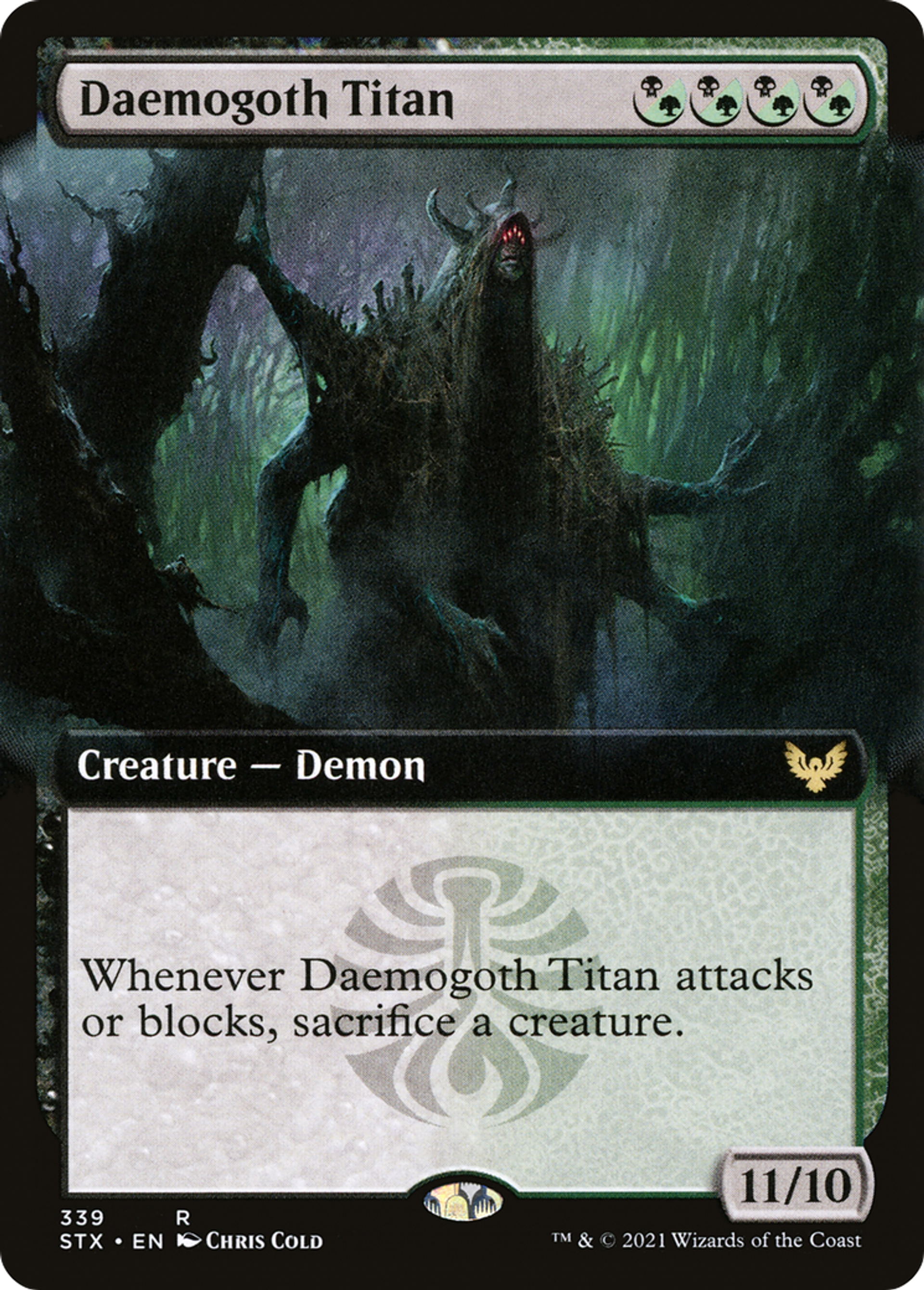 Daemogoth Titan — Strixhaven: School of Mages — Magic: The Gathering