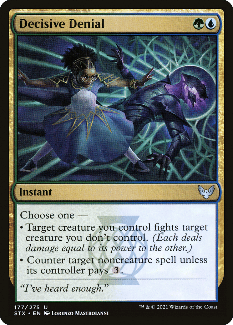 Decisive Denial — Strixhaven: School of Mages — Magic: The Gathering