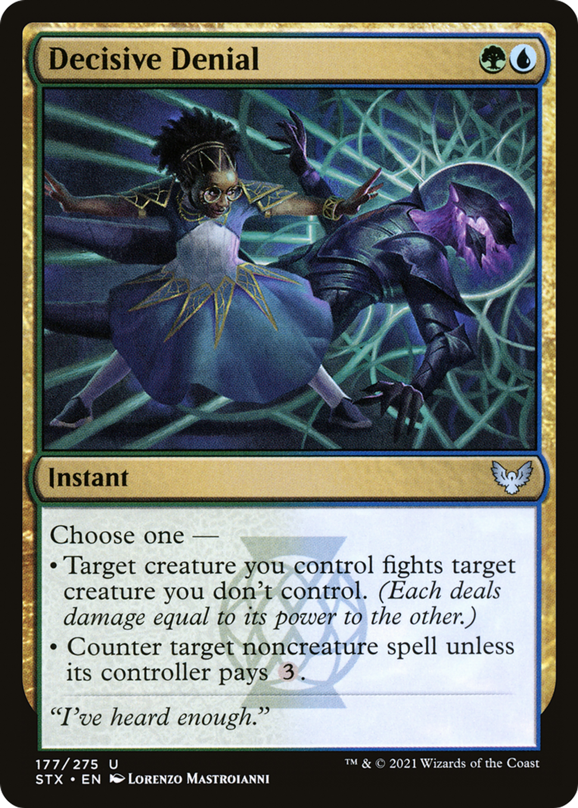Decisive Denial — Strixhaven: School of Mages — Magic: The Gathering