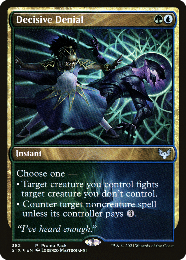 Decisive Denial — Strixhaven: School of Mages — Magic: The Gathering