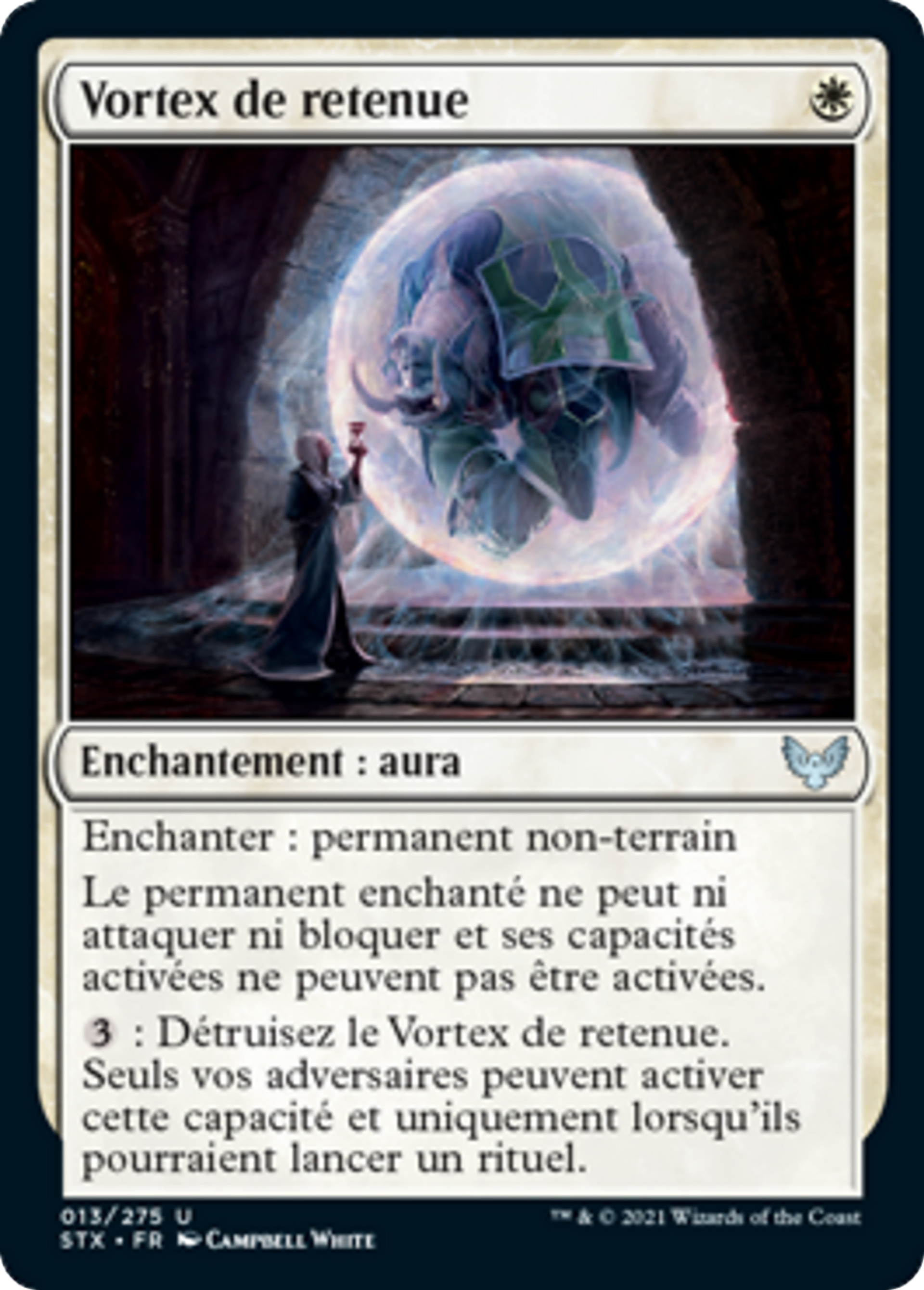 Vortex de retenue — Strixhaven: School of Mages — Magic: The Gathering