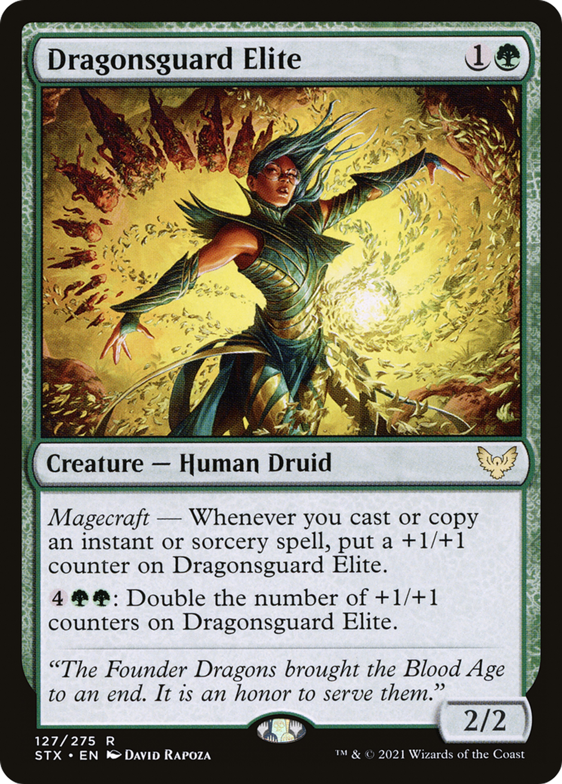Élite de la garde des dragons — Strixhaven: School of Mages — Magic: The Gathering
