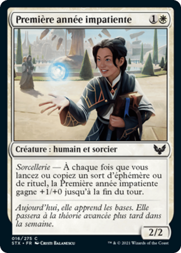 Première année impatiente — Strixhaven: School of Mages — Magic: The Gathering