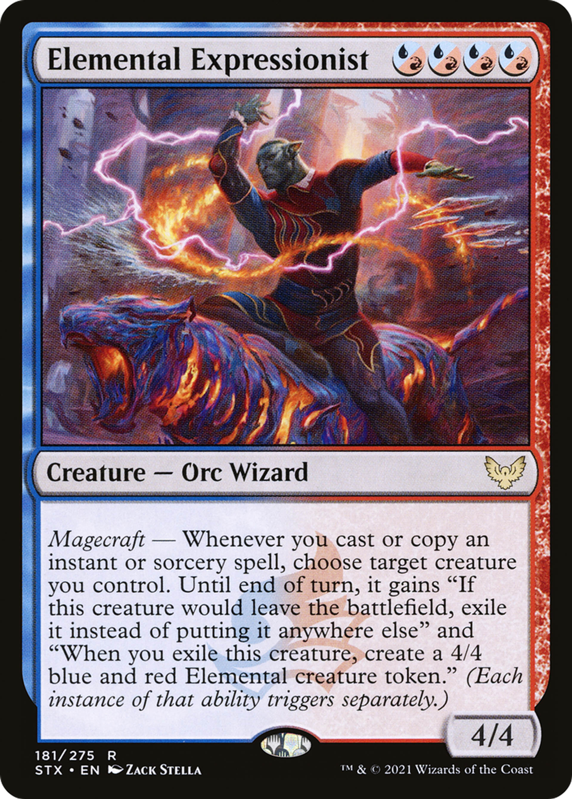 Expressionniste élémentaire — Strixhaven: School of Mages — Magic: The Gathering