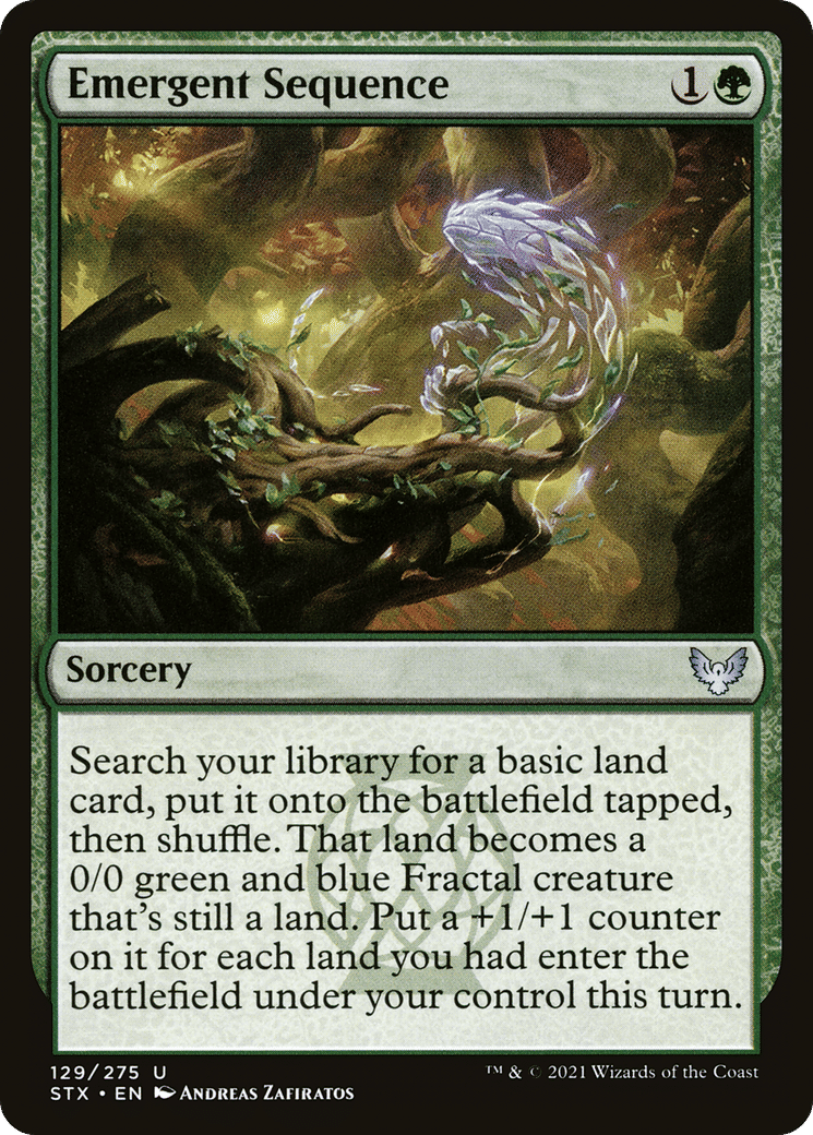 Emergent Sequence — Strixhaven: School of Mages — Magic: The Gathering
