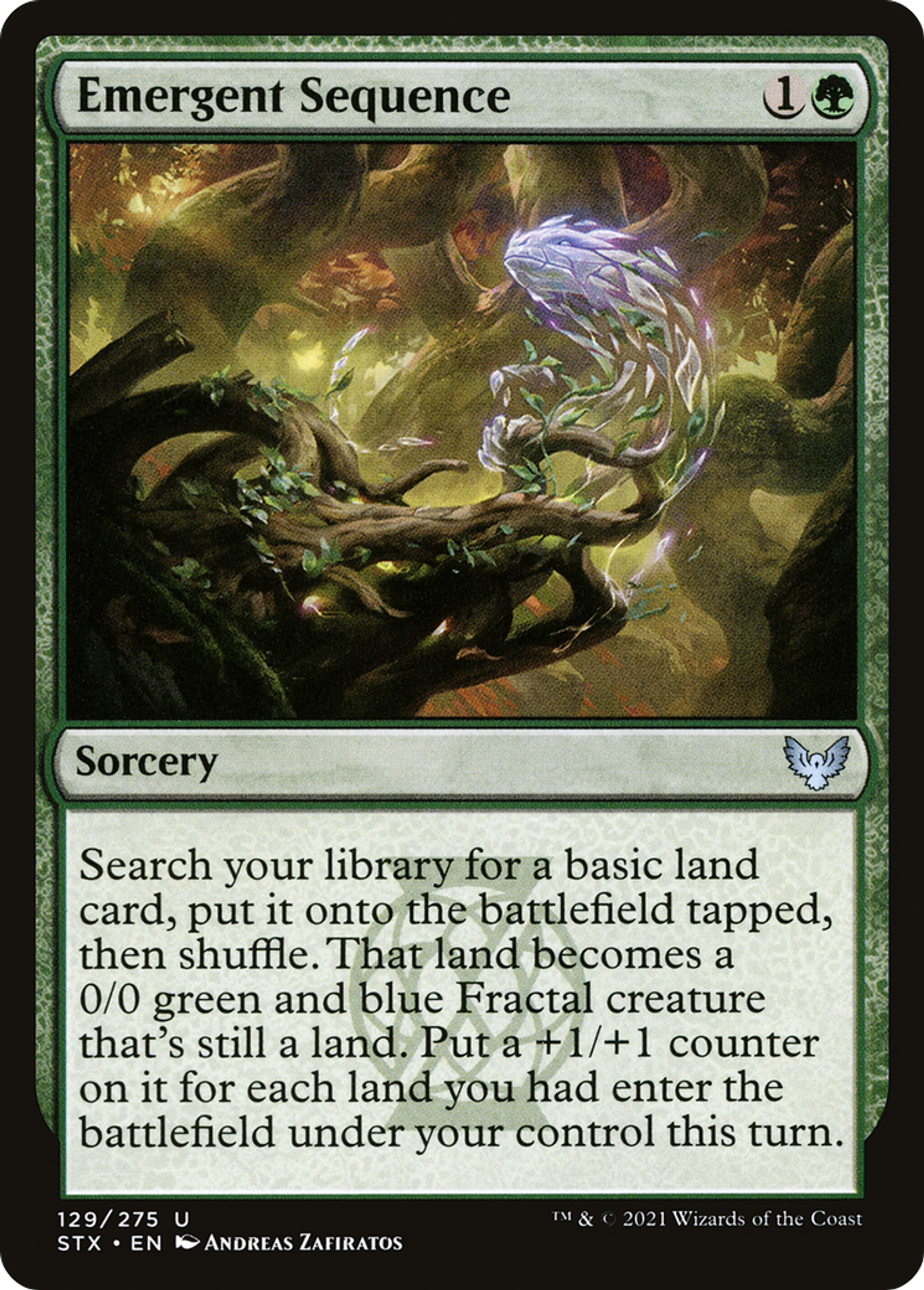 Emergent Sequence — Strixhaven: School of Mages — Magic: The Gathering