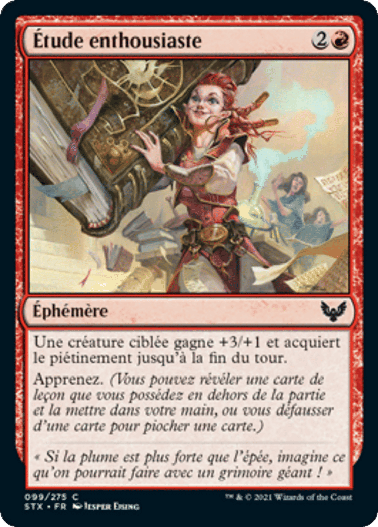 Étude enthousiaste — Strixhaven: School of Mages — Magic: The Gathering