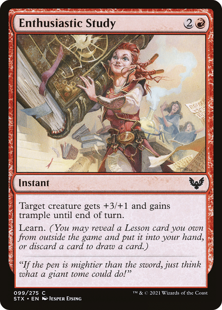 Enthusiastic Study — Strixhaven: School of Mages — Magic: The Gathering
