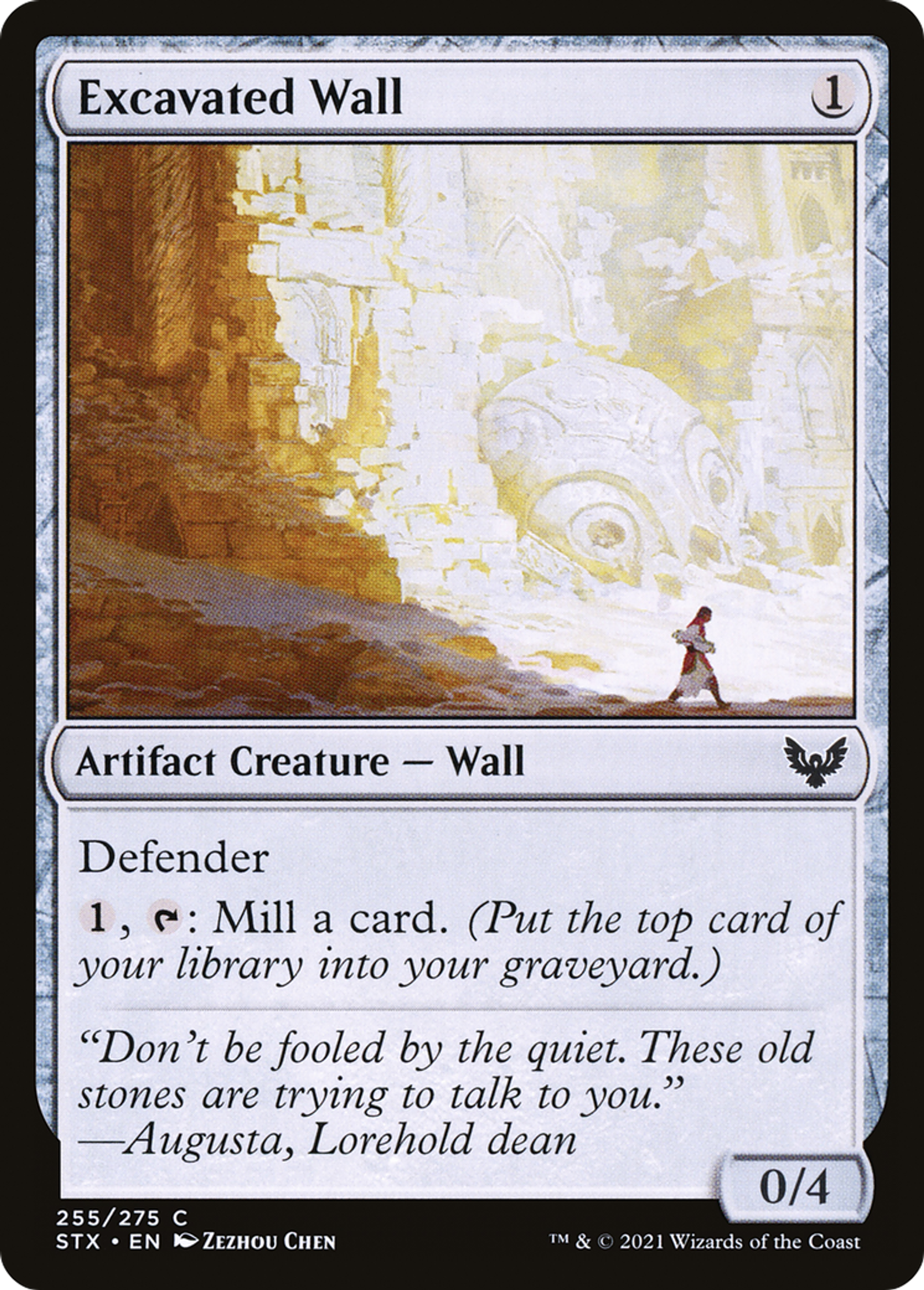 Mur déterré — Strixhaven: School of Mages — Magic: The Gathering