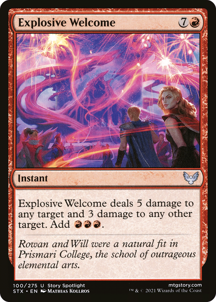 Explosive Welcome — Strixhaven: School of Mages — Magic: The Gathering
