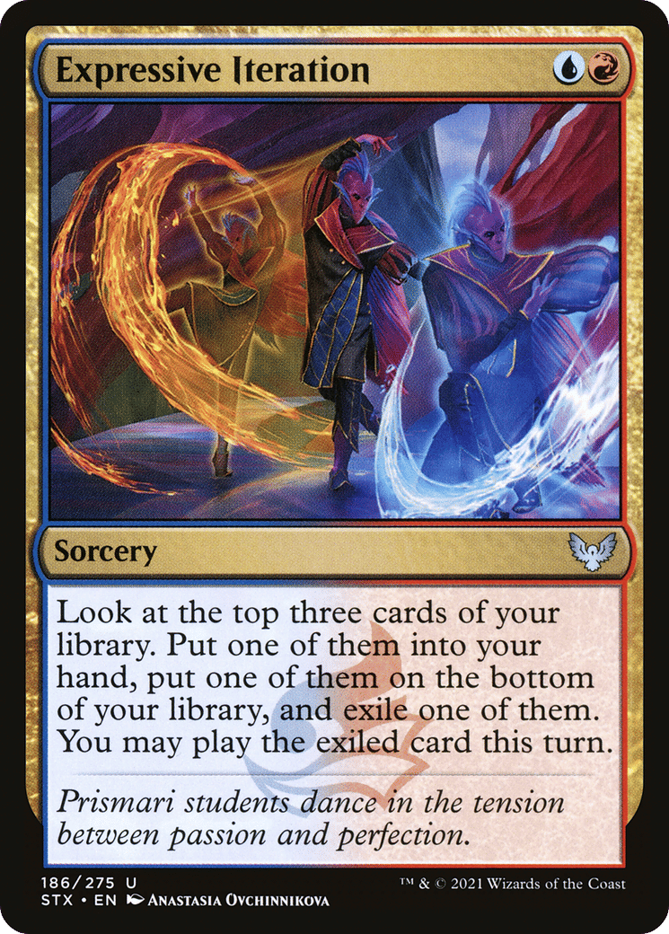Expressive Iteration — Strixhaven: School of Mages — Magic: The Gathering