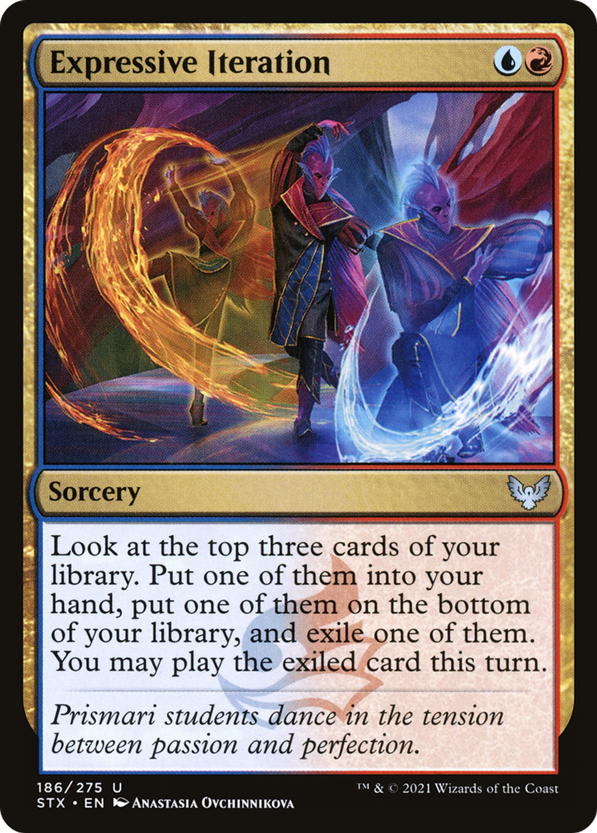 Expressive Iteration — Strixhaven: School of Mages — Magic: The Gathering