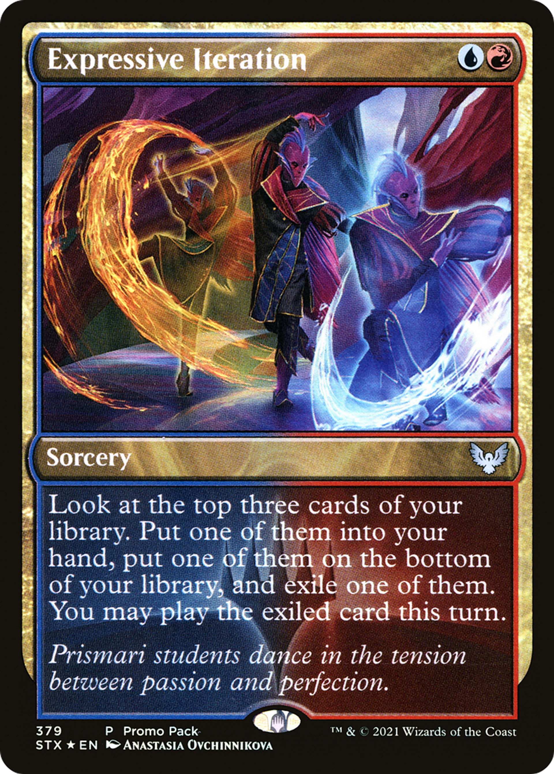 Expressive Iteration — Strixhaven: School of Mages — Magic: The Gathering