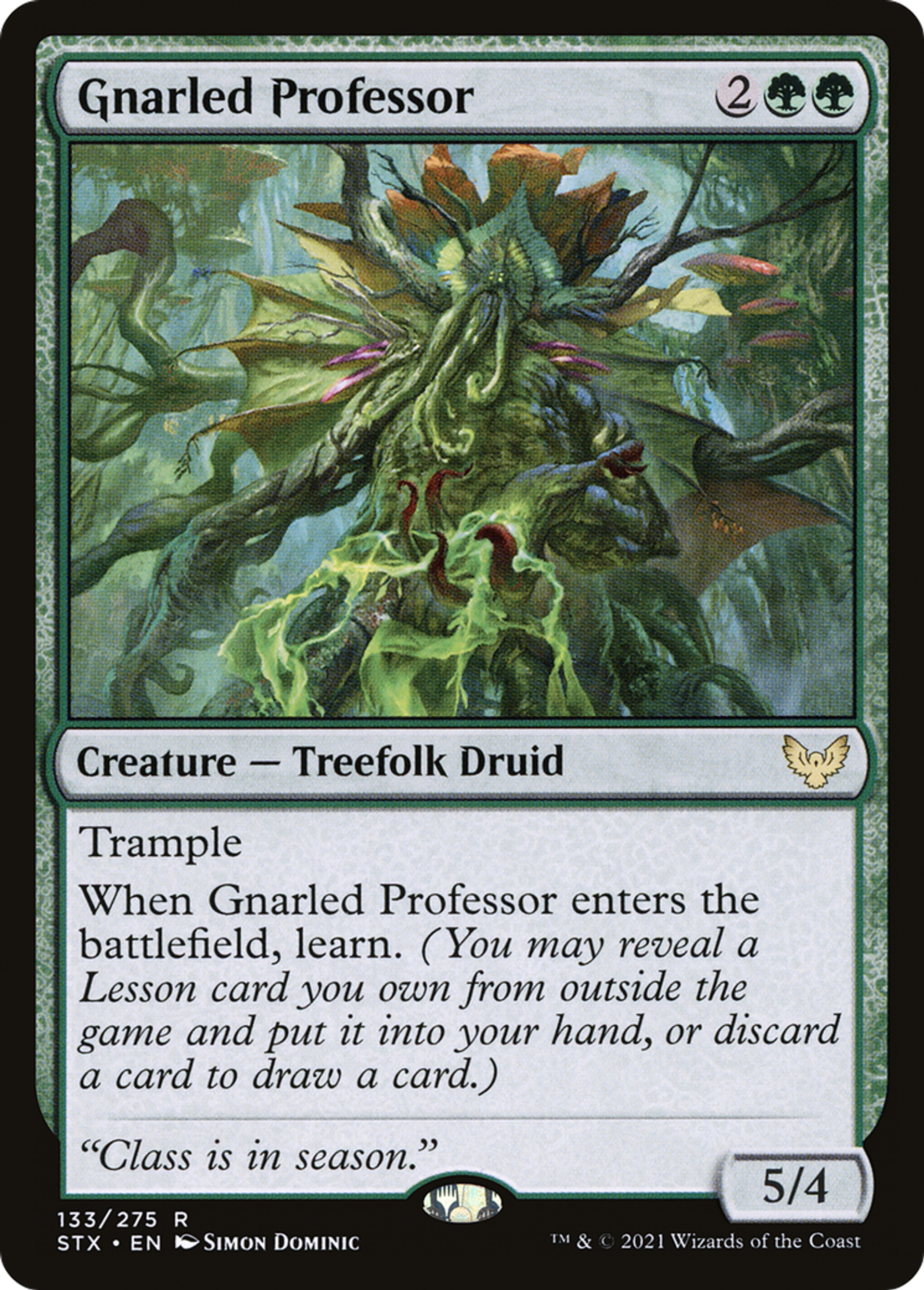 Gnarled Professor — Strixhaven: School of Mages — Magic: The Gathering
