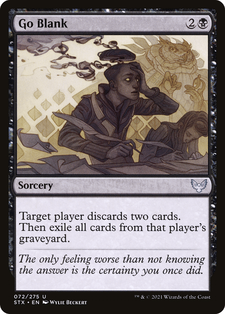 Go Blank — Strixhaven: School of Mages — Magic: The Gathering