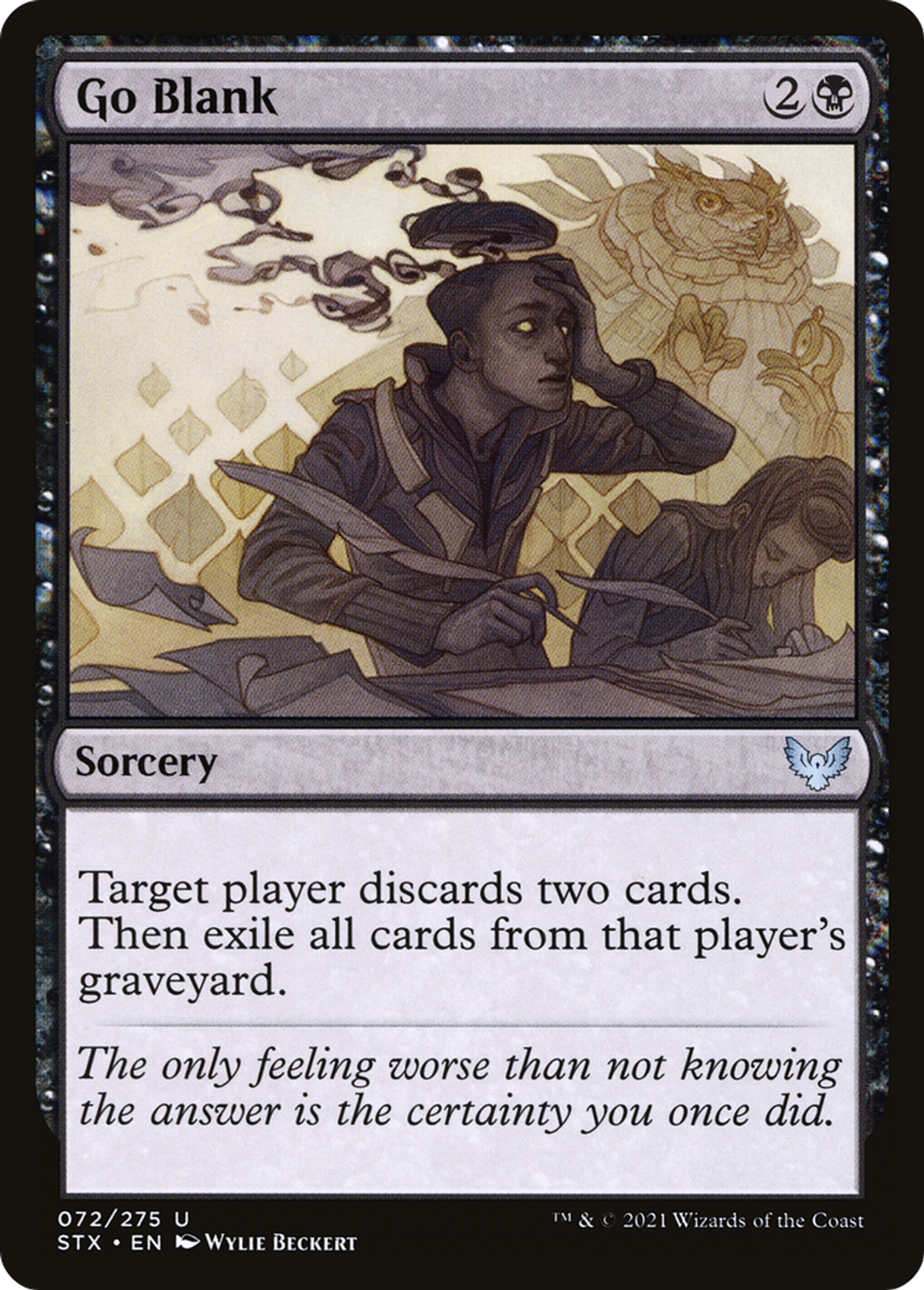 Go Blank — Strixhaven: School of Mages — Magic: The Gathering