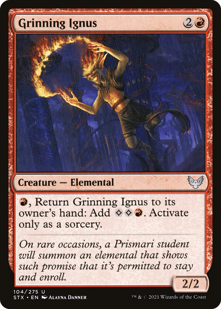 Grinning Ignus — Strixhaven: School of Mages — Magic: The Gathering