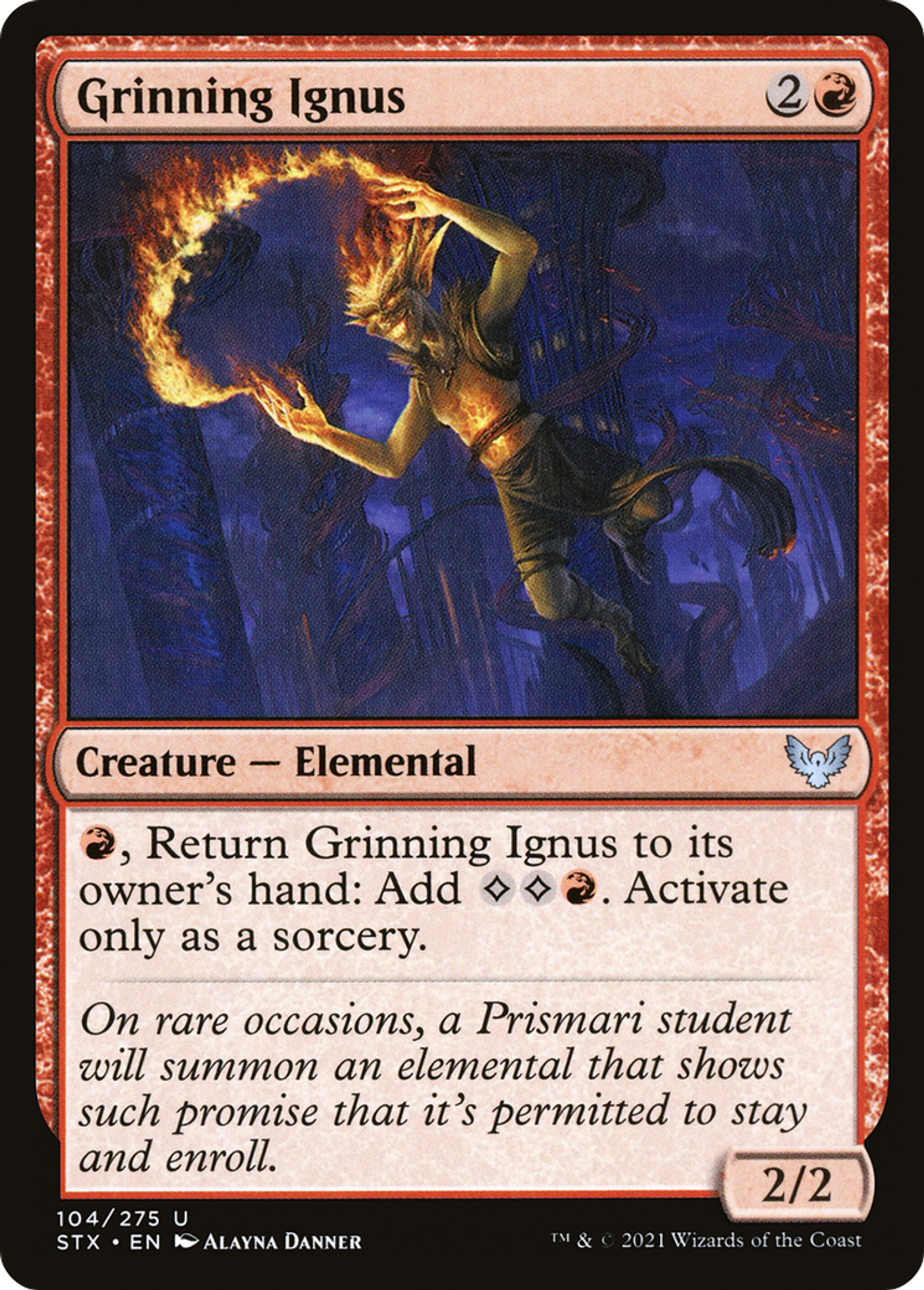 Grinning Ignus — Strixhaven: School of Mages — Magic: The Gathering