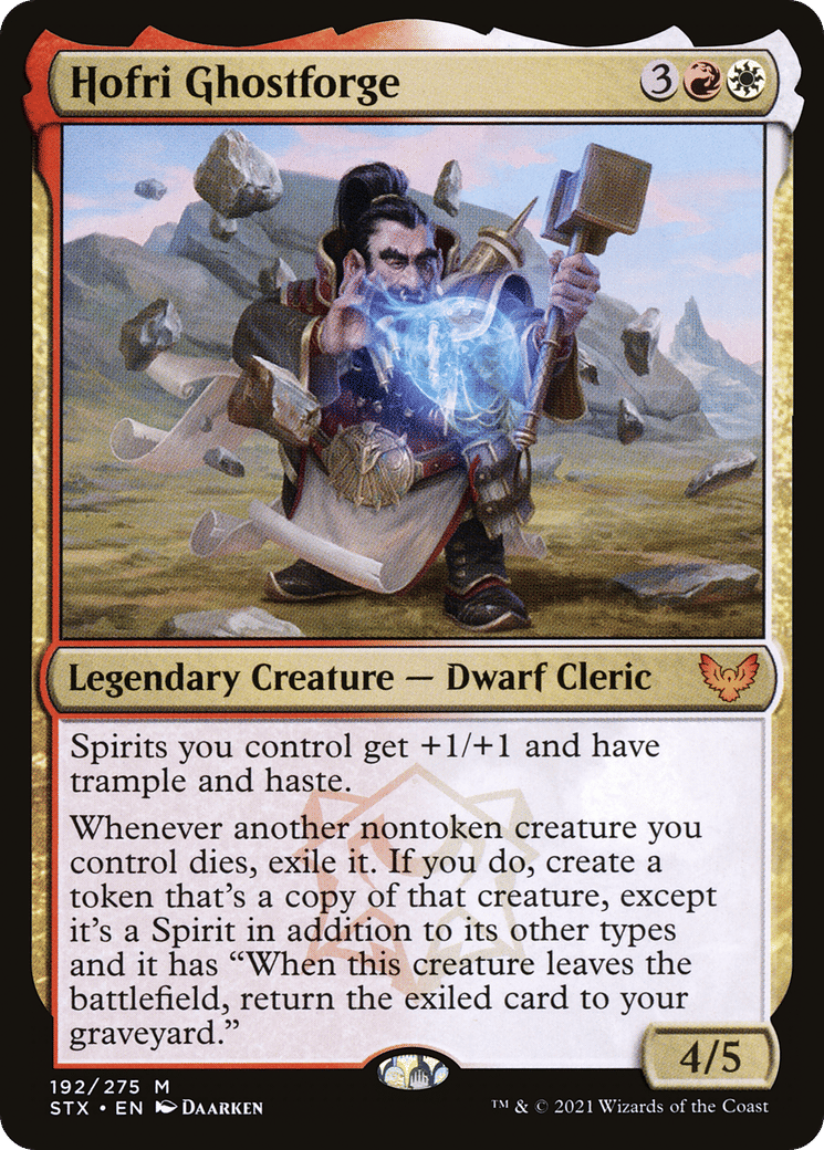 Hofri Ghostforge — Strixhaven: School of Mages — Magic: The Gathering