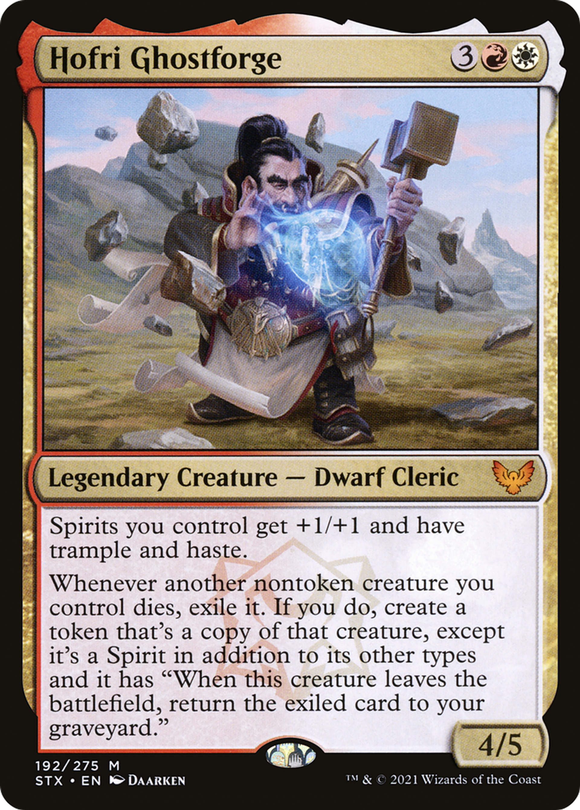 Hofri Ghostforge — Strixhaven: School of Mages — Magic: The Gathering