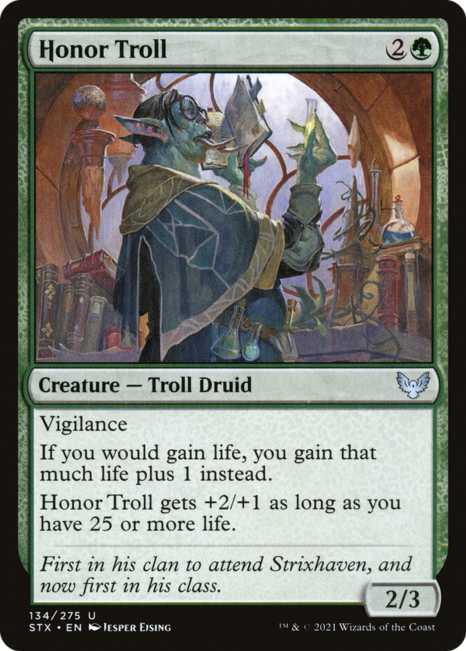 Honor Troll — Strixhaven: School of Mages — Magic: The Gathering