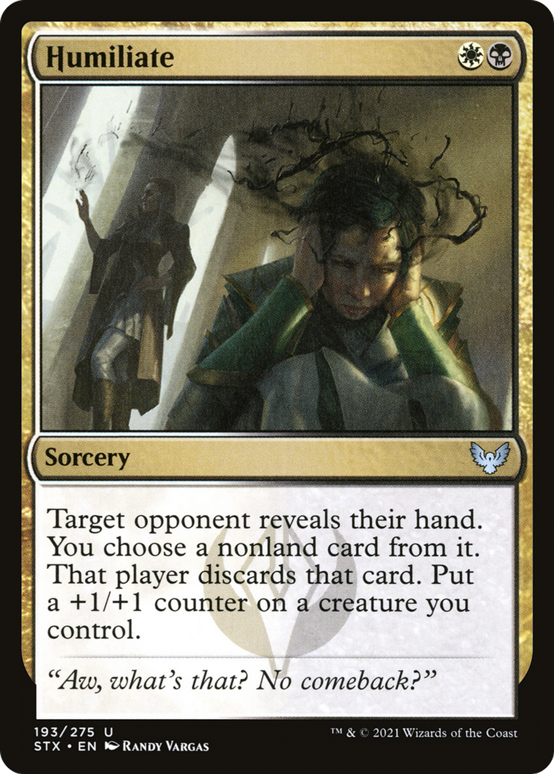 Humiliate — Strixhaven: School of Mages — Magic: The Gathering