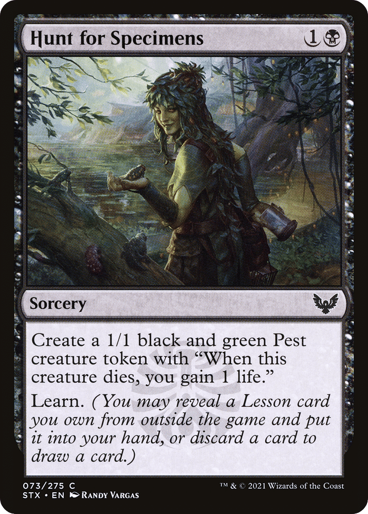 Hunt for Specimens — Strixhaven: School of Mages — Magic: The Gathering